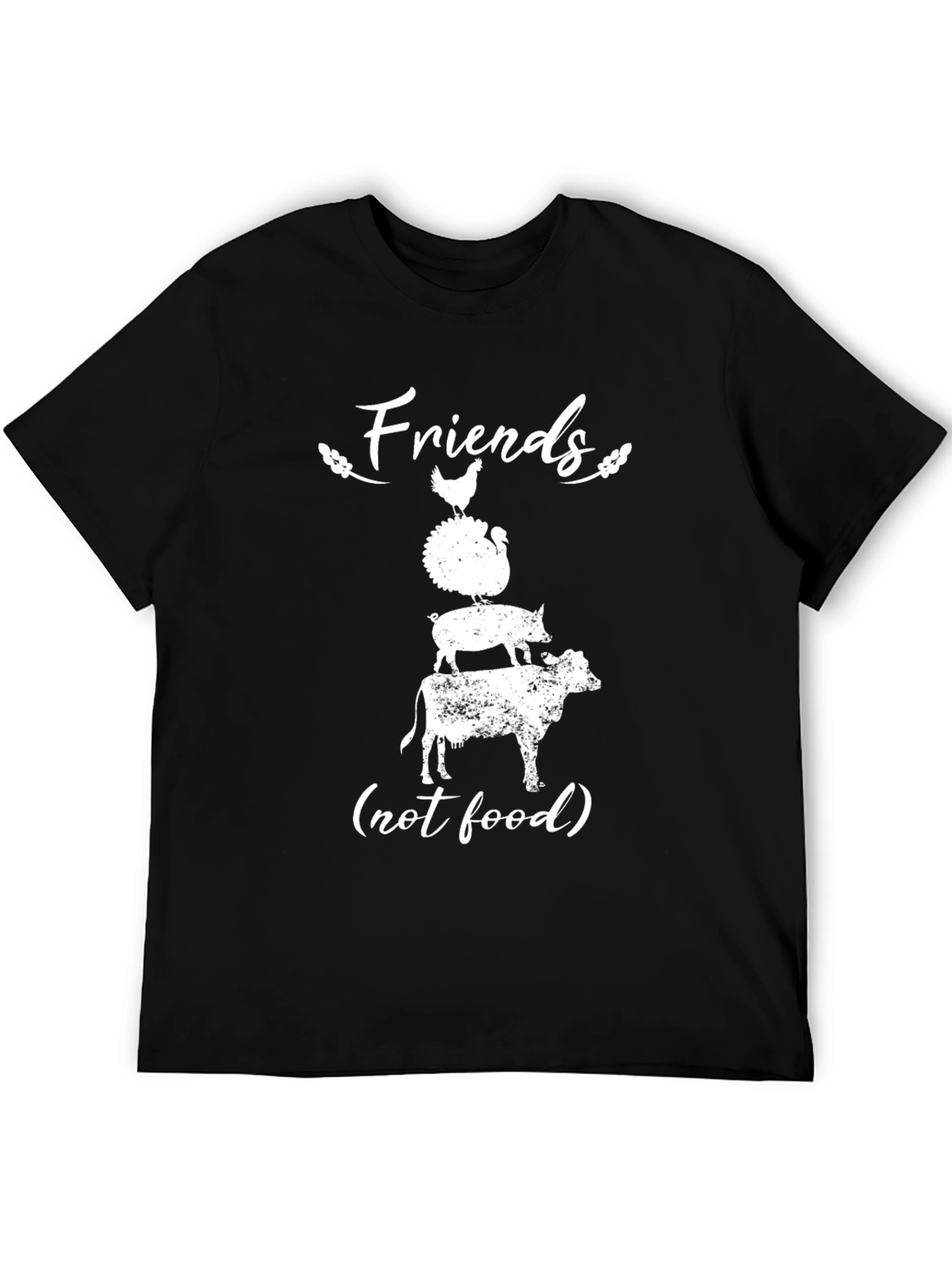 Vegan T-Shirt - Friends Not Food Animal Rights