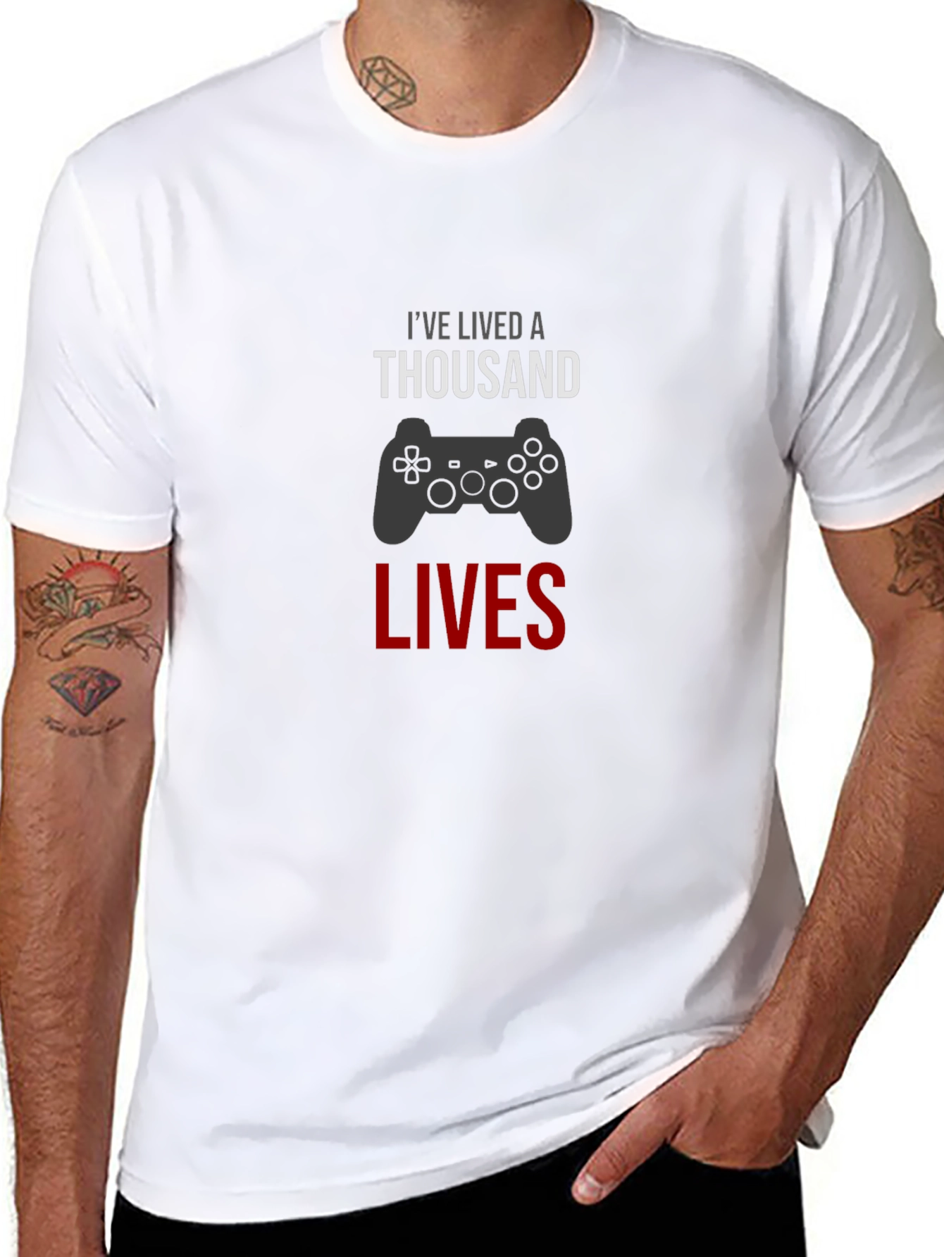 Gamer T-Shirt - Ive Lived A Thousand Lives