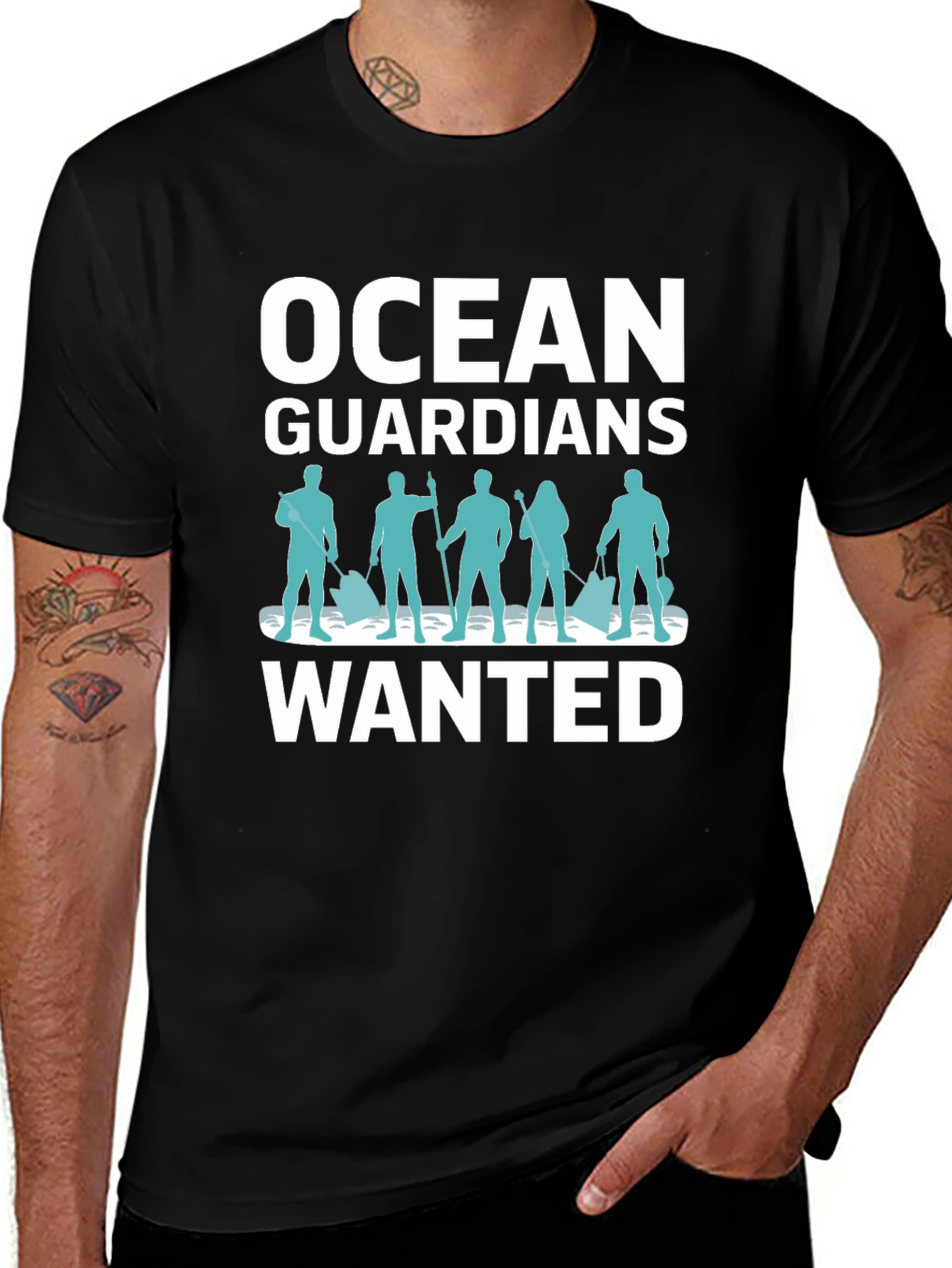 Ocean Guardians Wanted Graphic T-Shirt
