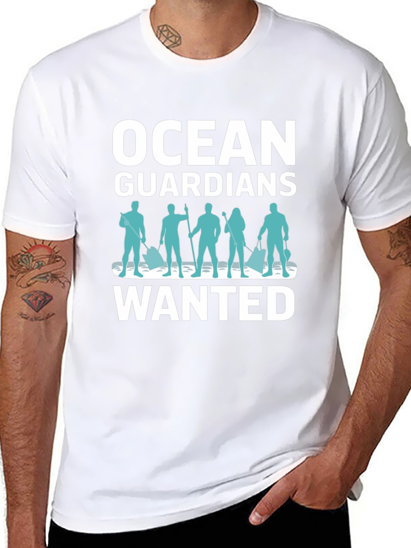 Ocean Guardians Wanted Graphic T-Shirt