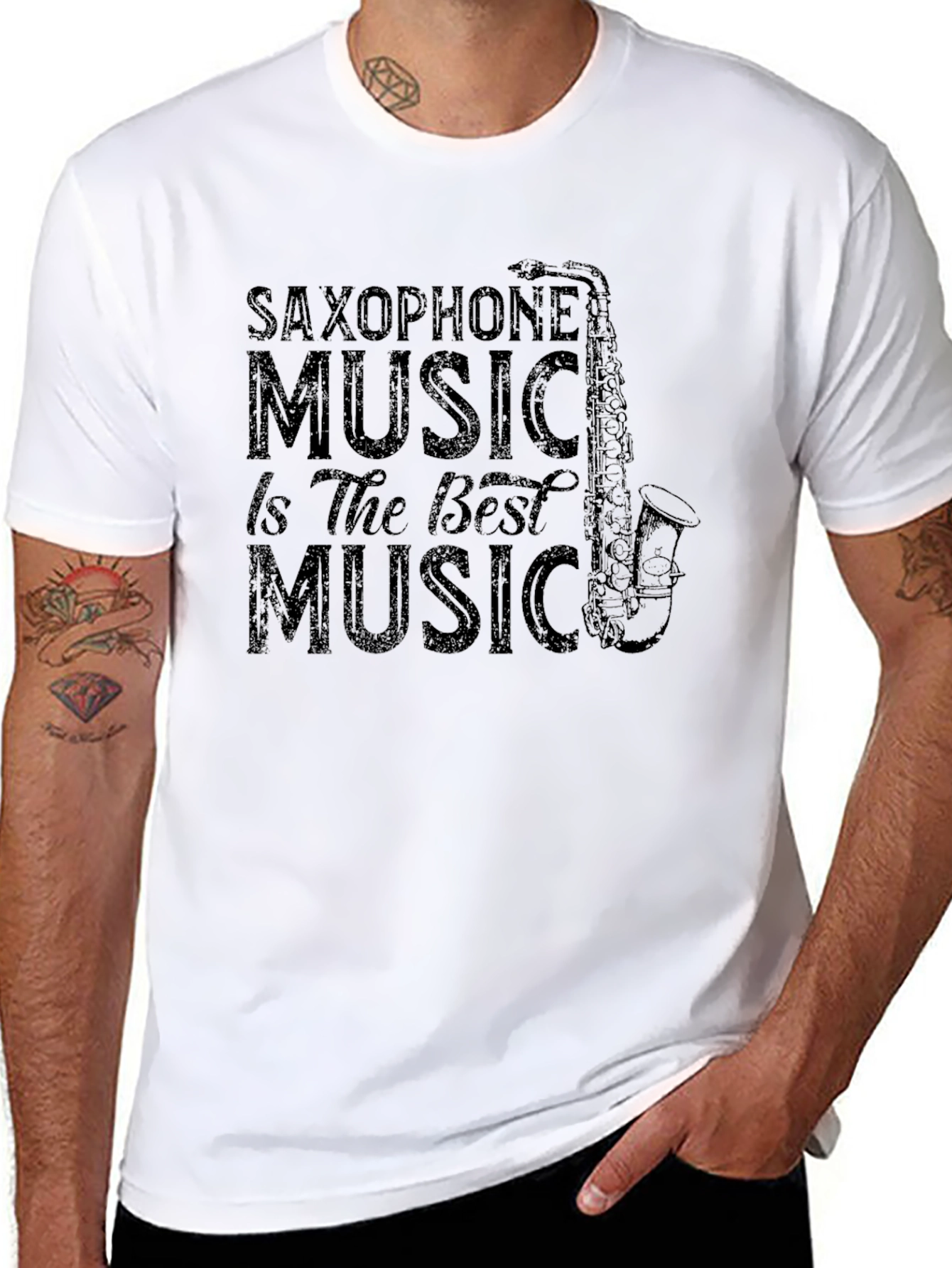 Saxophone Music T-Shirt - Best Music Tee