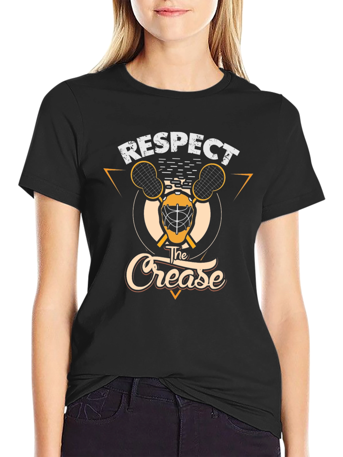 Respect the Crease Hockey T-Shirt