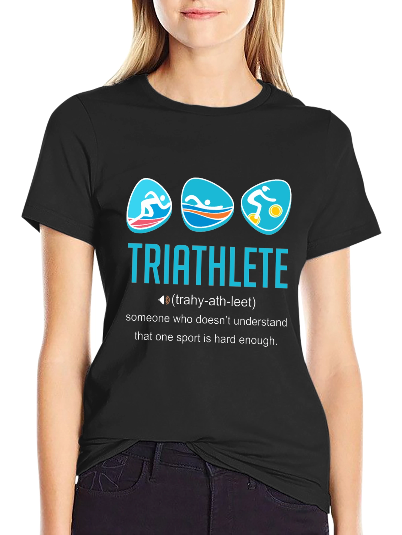Triathlete Definition Graphic T-Shirt
