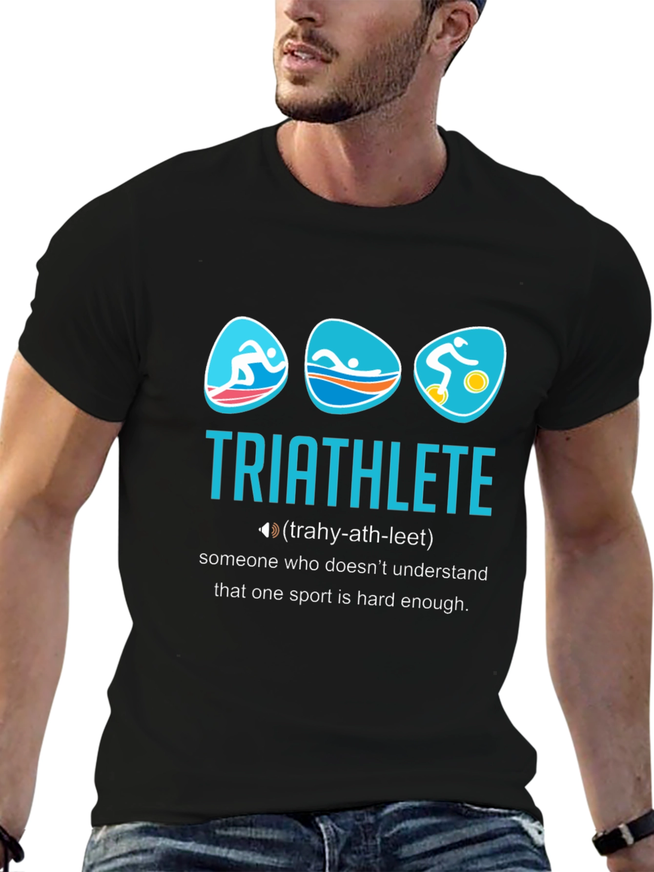 Triathlete Definition Graphic T-Shirt