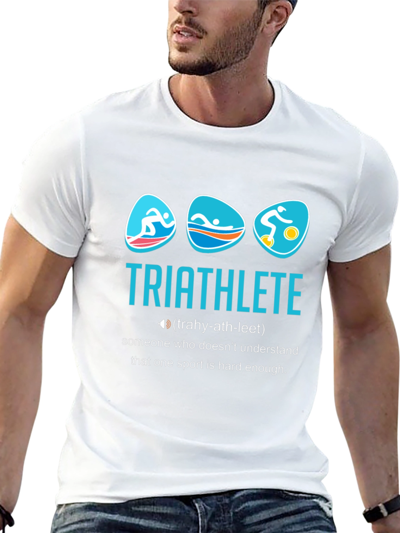 Triathlete Definition Graphic T-Shirt