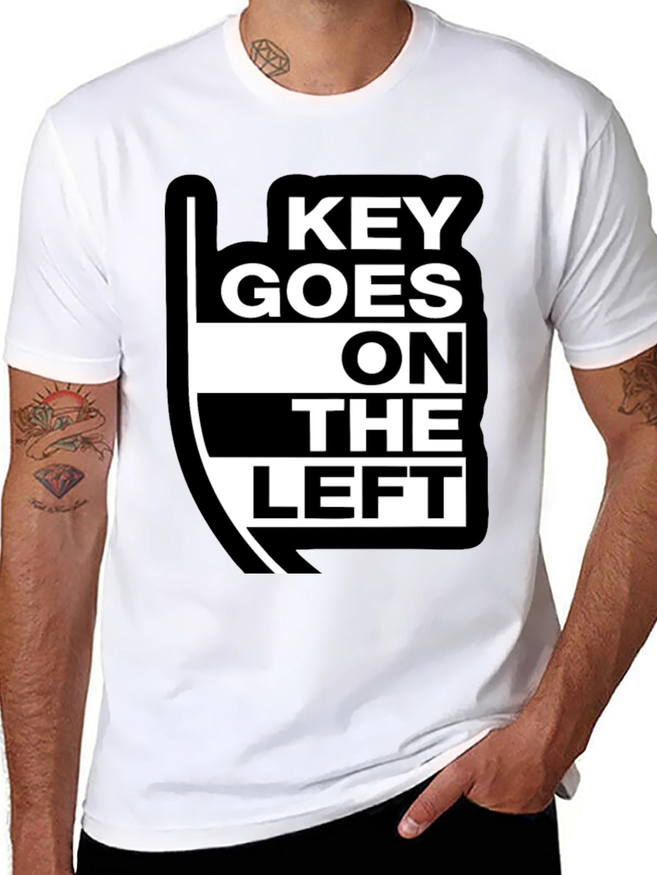 Key Goes On The Left T-Shirt