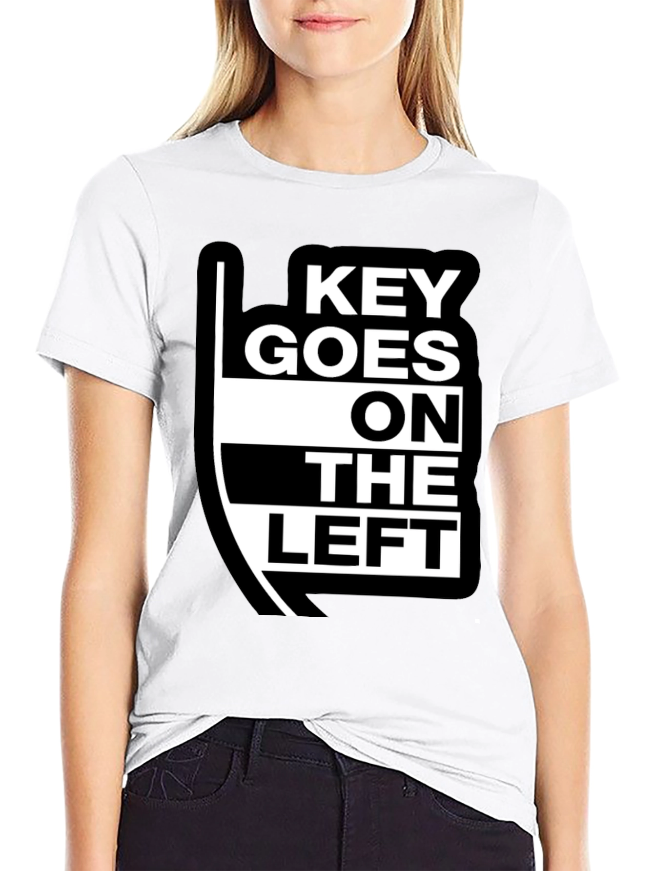 Key Goes On The Left T-Shirt