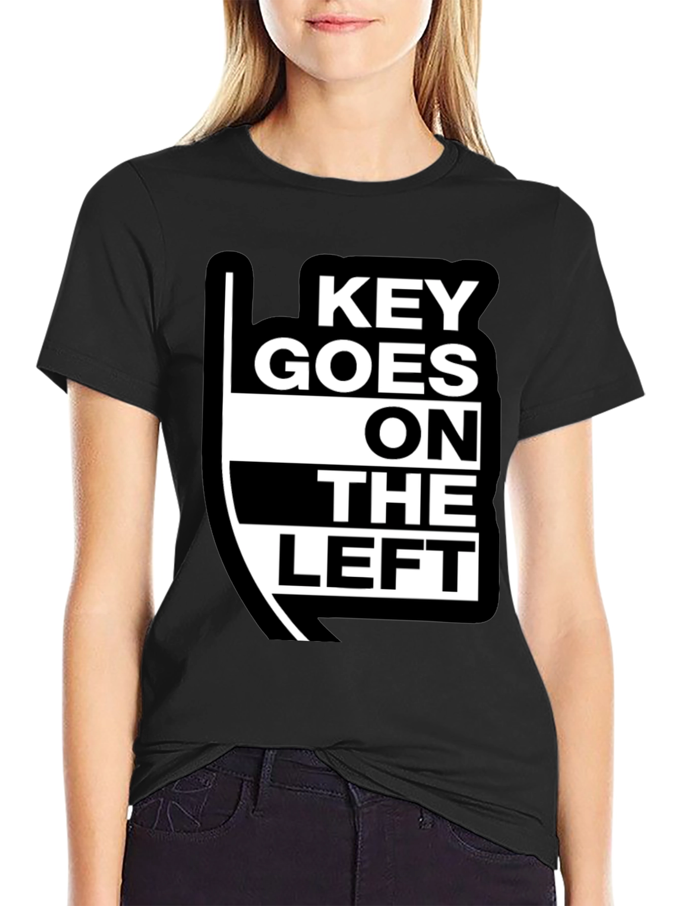 Key Goes On The Left T-Shirt