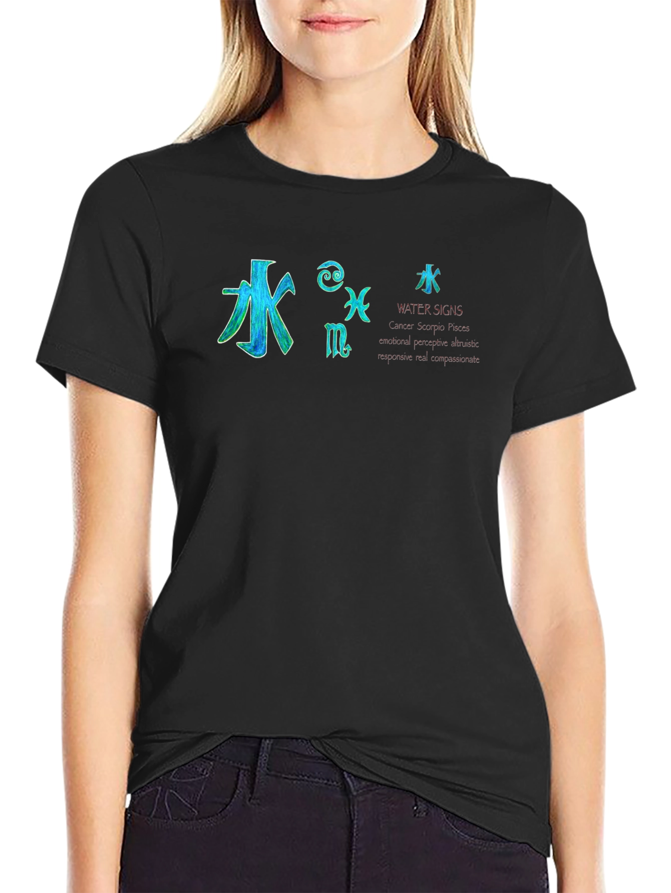 Water Signs T-Shirt Astrology Zodiac Graphic Tee