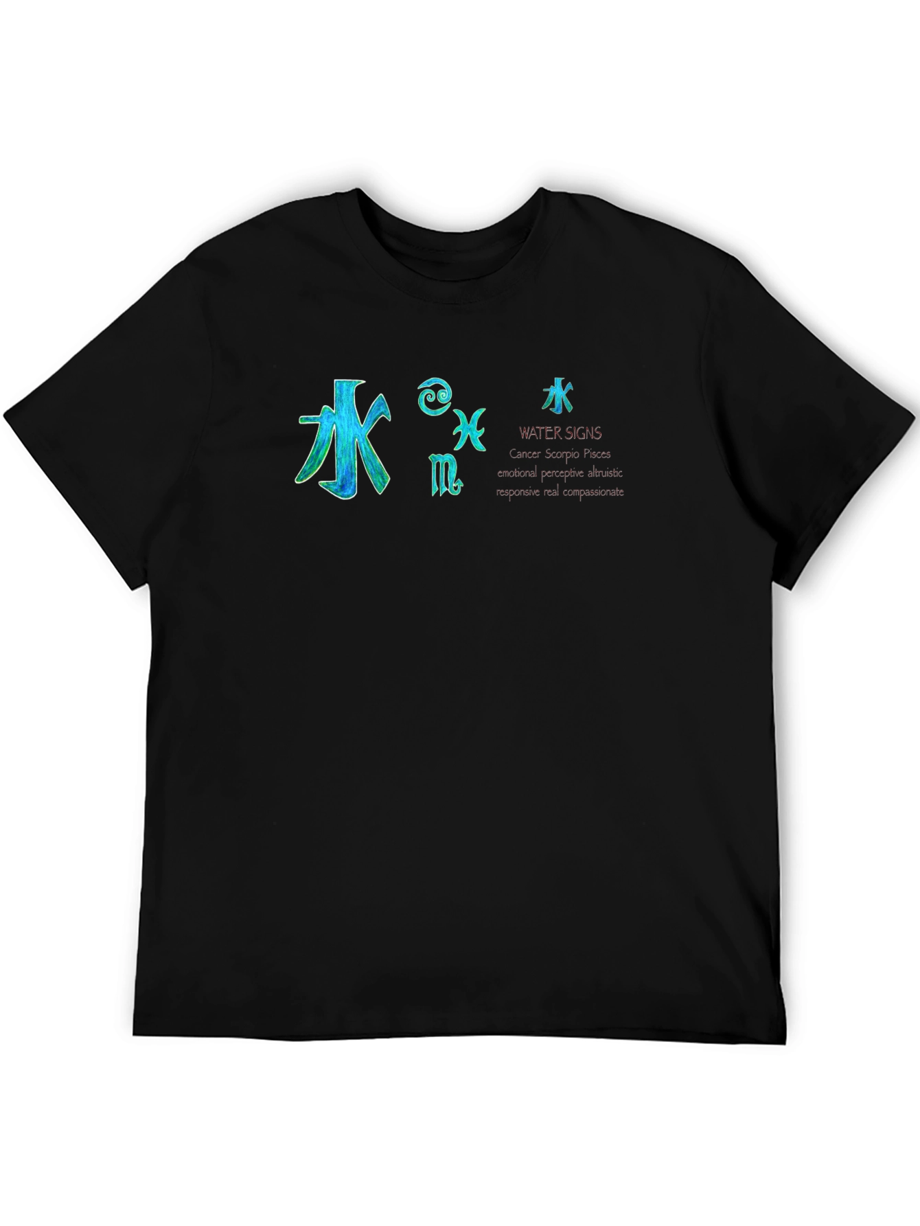 Water Signs T-Shirt Astrology Zodiac Graphic Tee