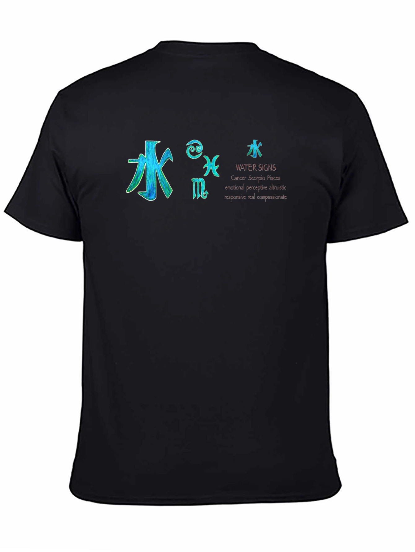 Water Signs T-Shirt Astrology Zodiac Graphic Tee