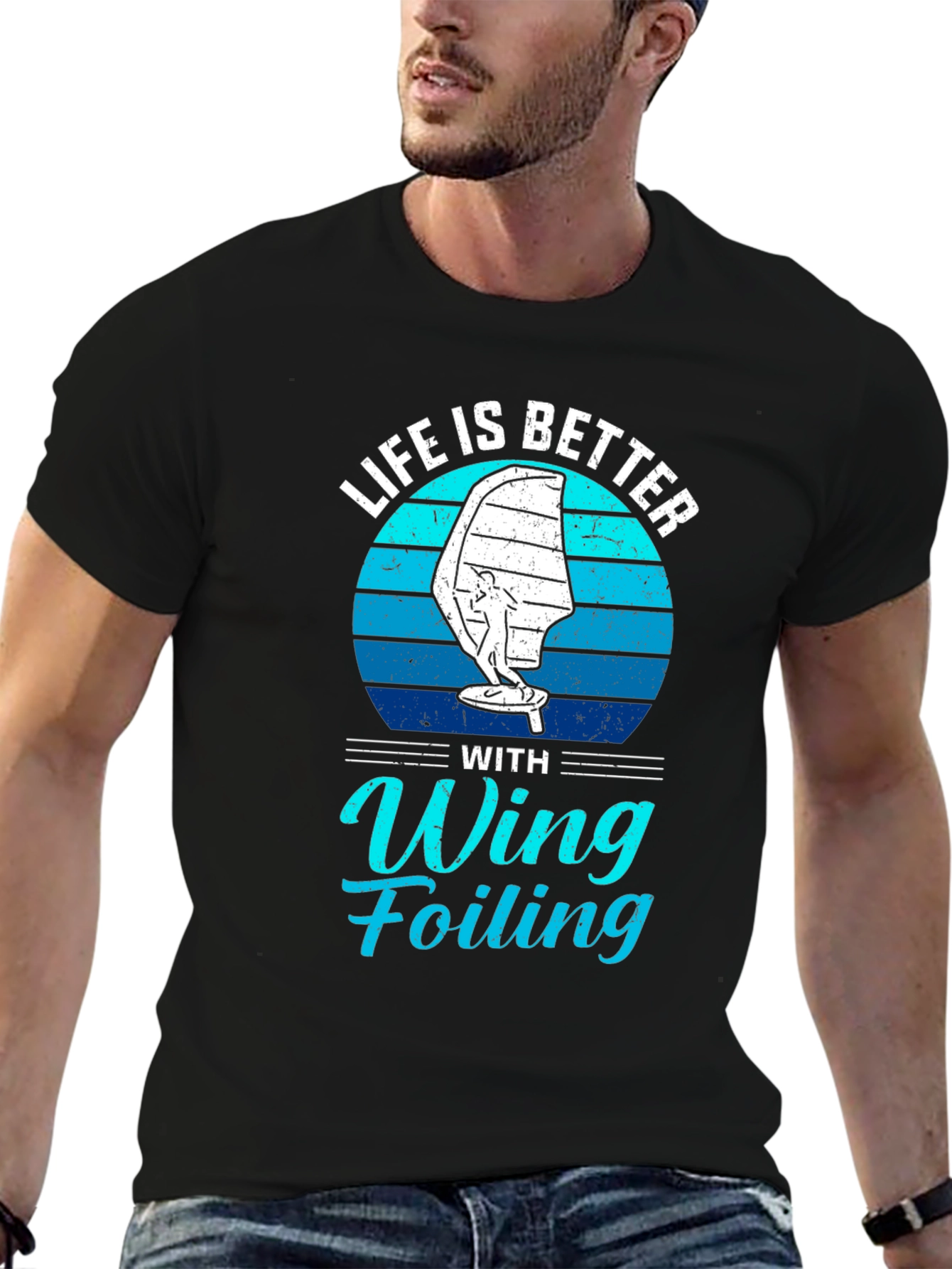 Life is Better with Wing Foiling T-Shirt