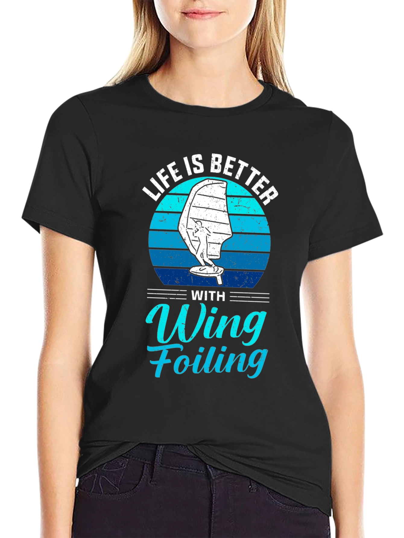 Life is Better with Wing Foiling T-Shirt