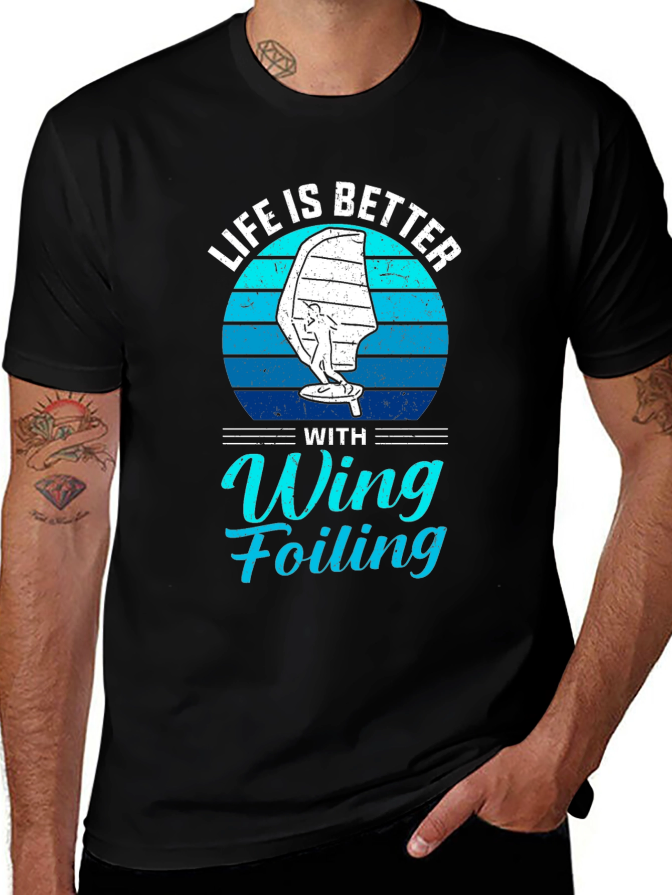 Life is Better with Wing Foiling T-Shirt
