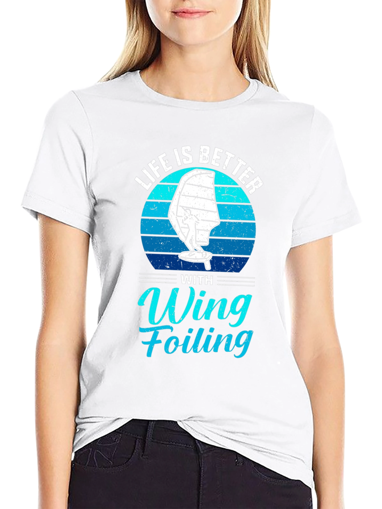 Life is Better with Wing Foiling T-Shirt