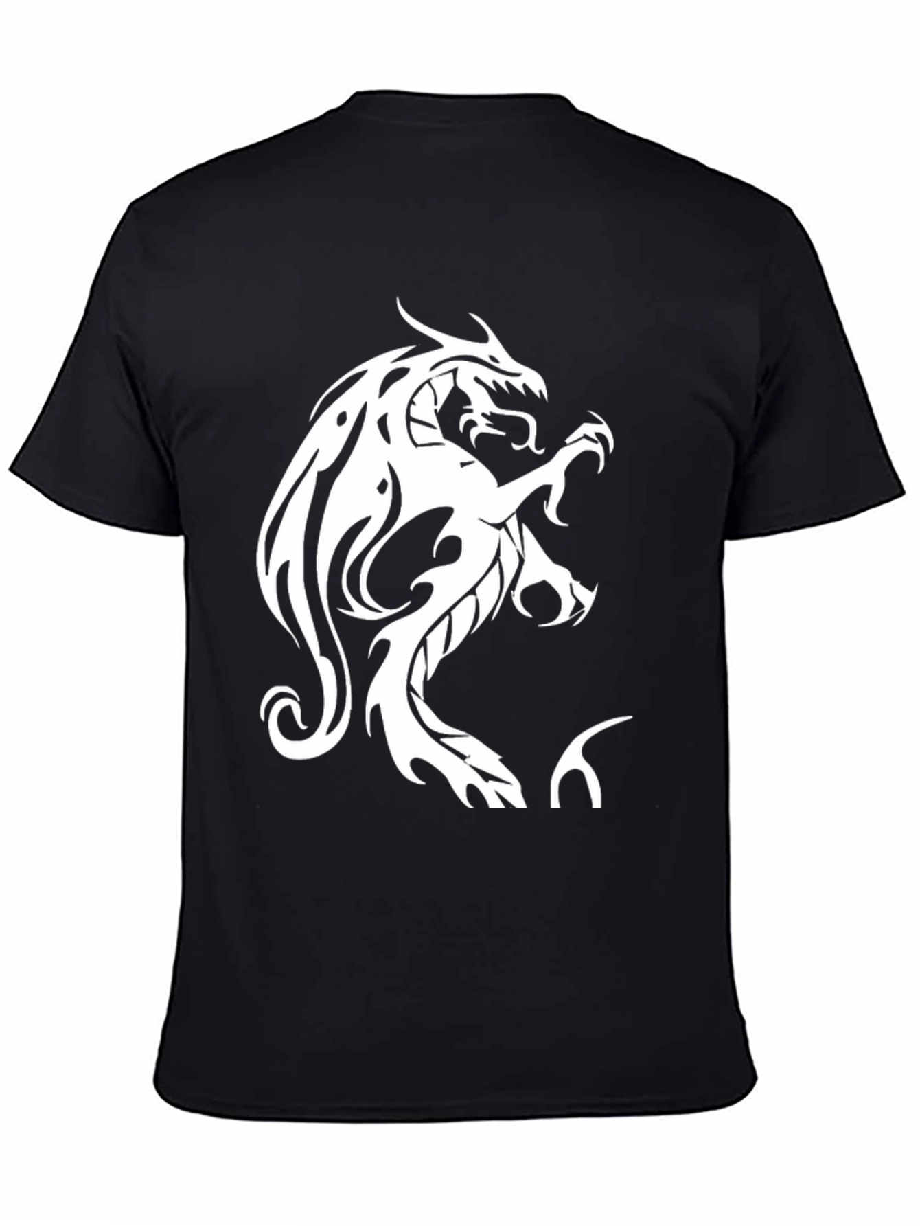 Black Dragon Graphic Tee - Bold Statement Style
