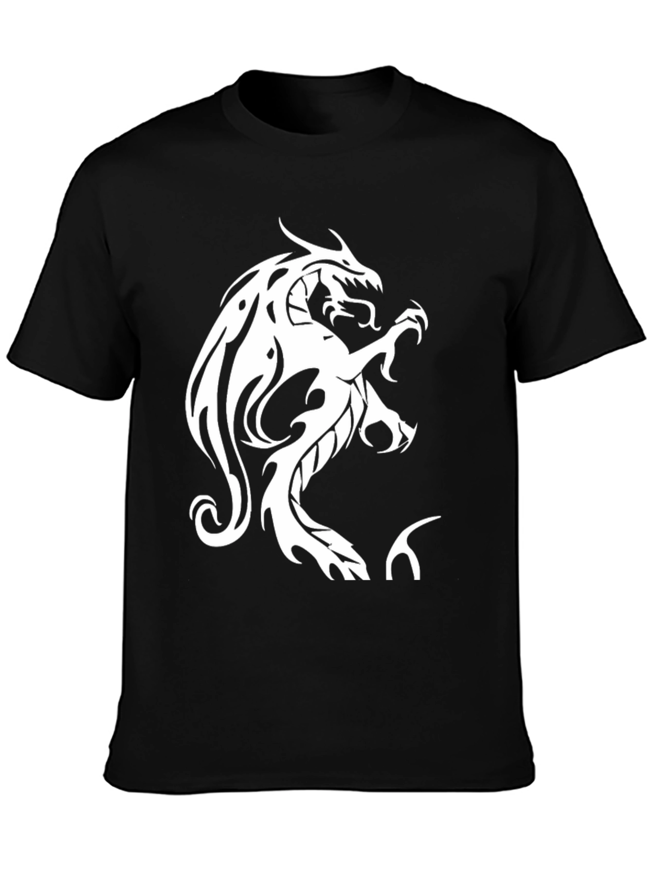 Black Dragon Graphic Tee - Bold Statement Style