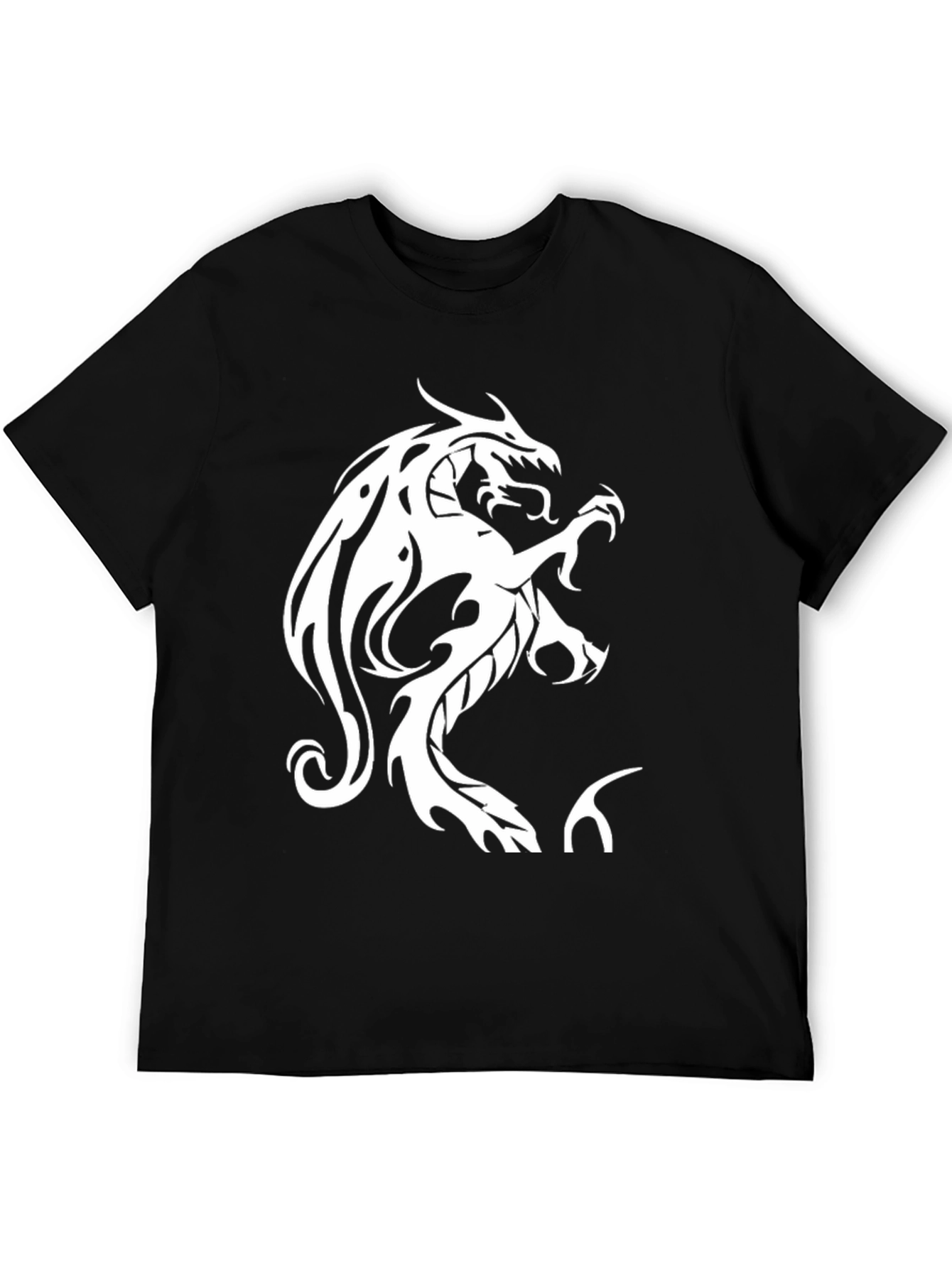 Black Dragon Graphic Tee - Bold Statement Style
