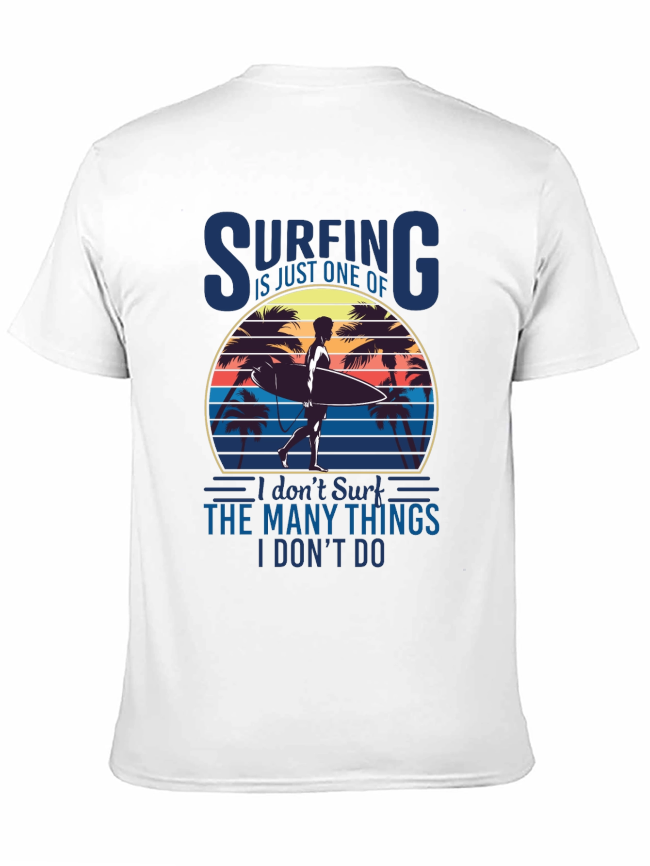 Surfing Sunset Graphic Tee - Beach Lover T-Shirt