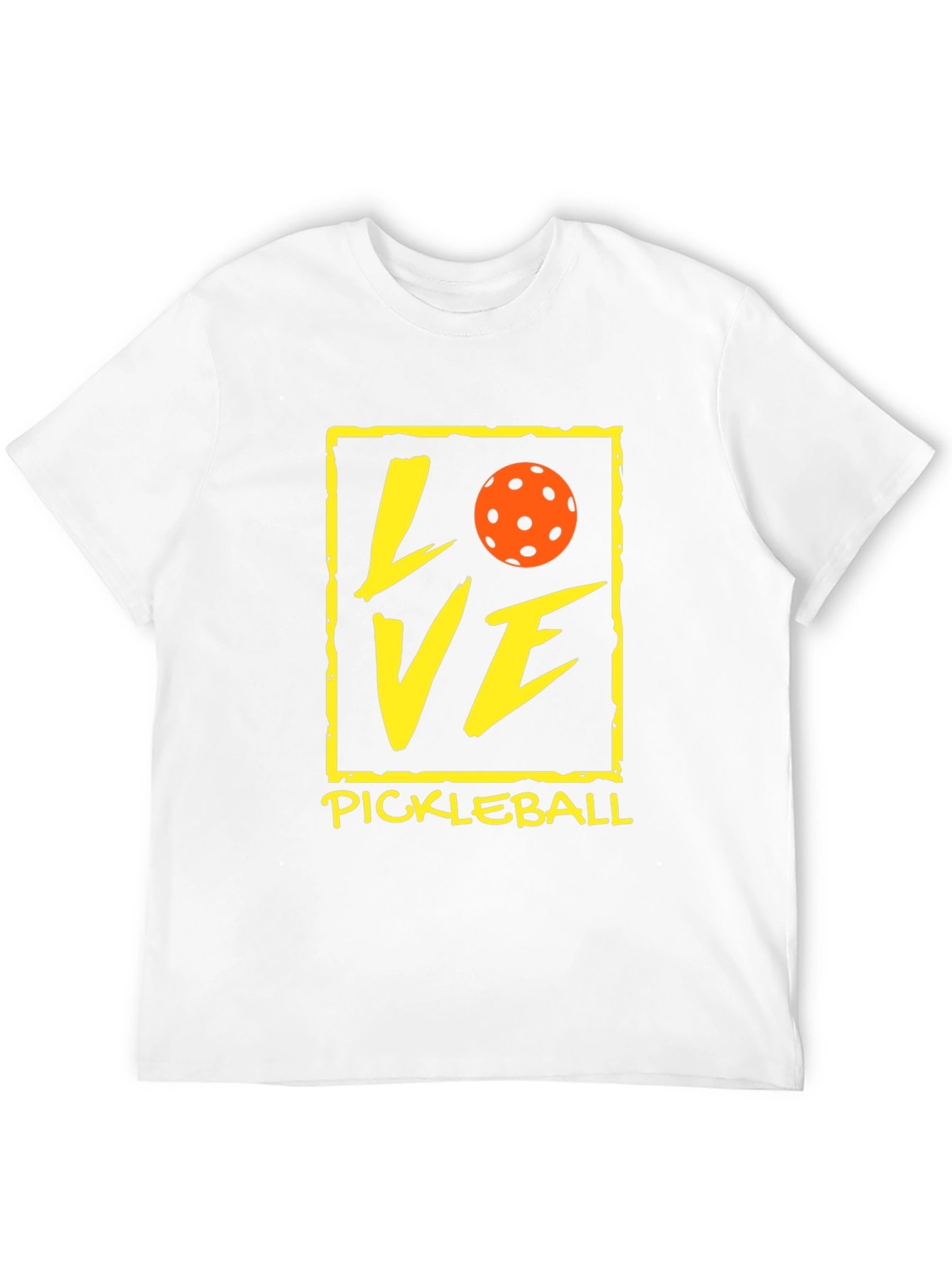 Love Pickleball Graphic Tee - Black Cotton T-Shirt