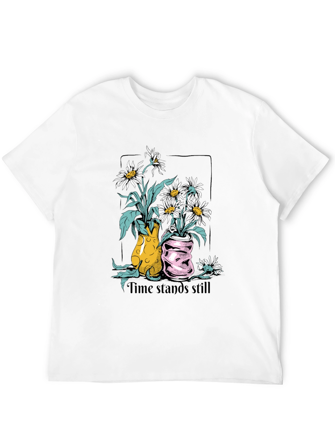 Time Stands Still Graphic Tee - Black