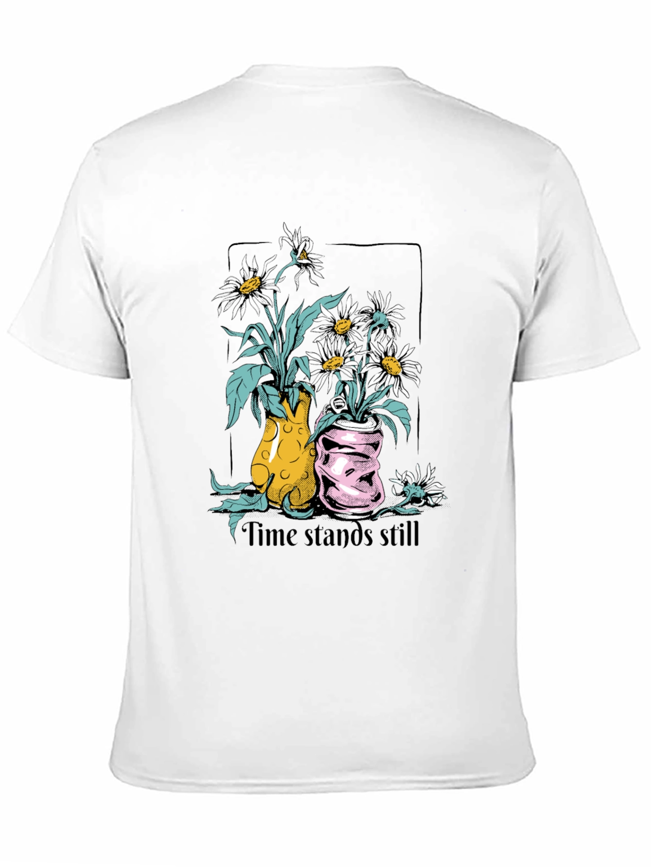 Time Stands Still Graphic Tee - Black