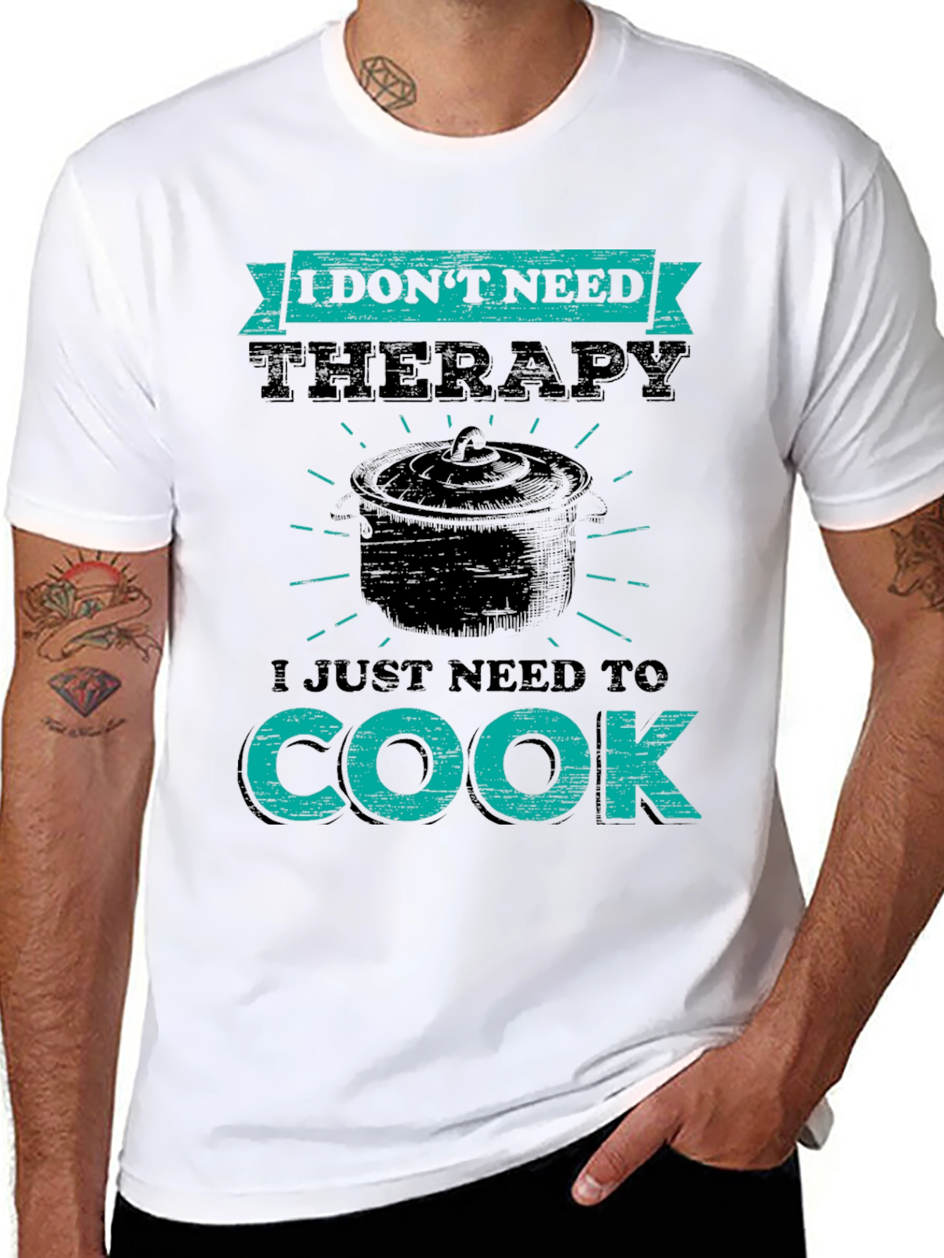 Therapy? Just Cook Funny T-Shirt