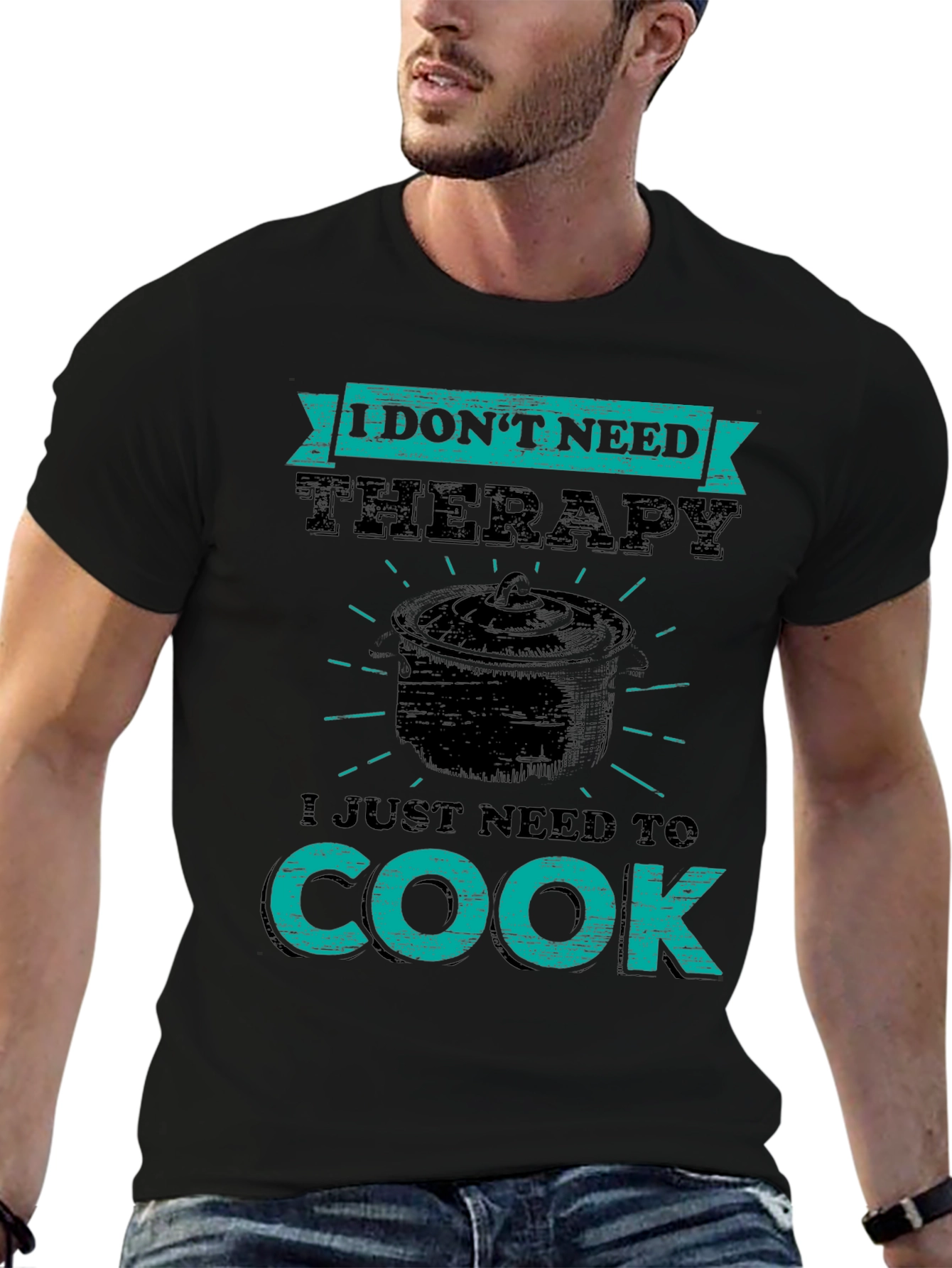 Therapy? Just Cook Funny T-Shirt