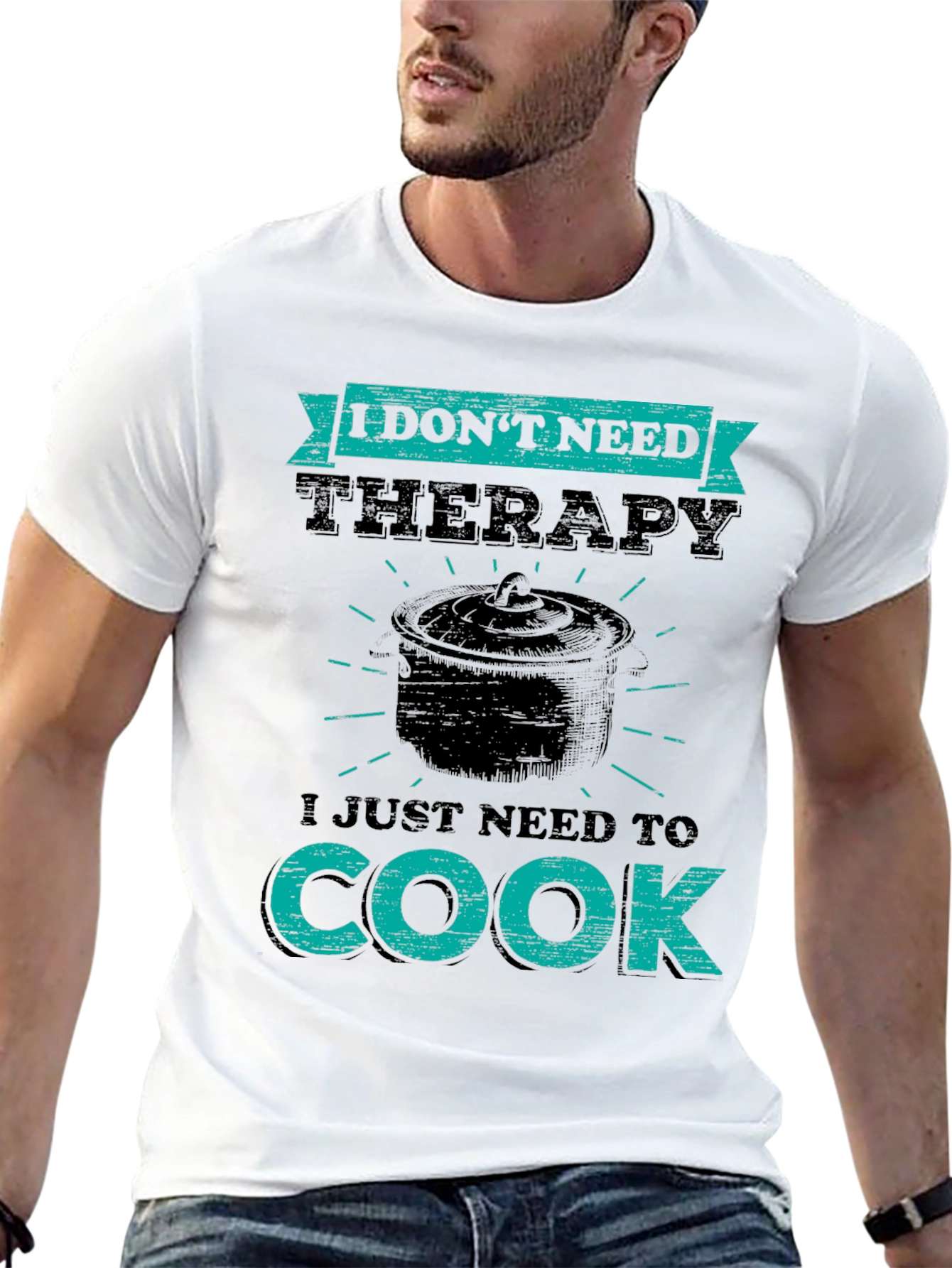 Therapy? Just Cook Funny T-Shirt