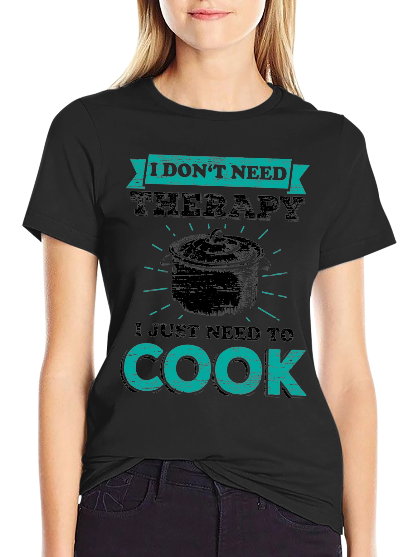 Therapy? Just Cook Funny T-Shirt
