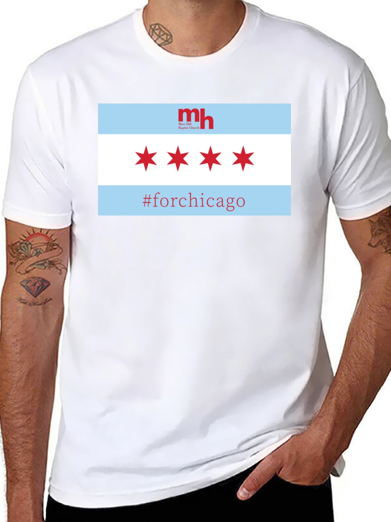 Chicago Flag T-Shirt - For Chicago Pride