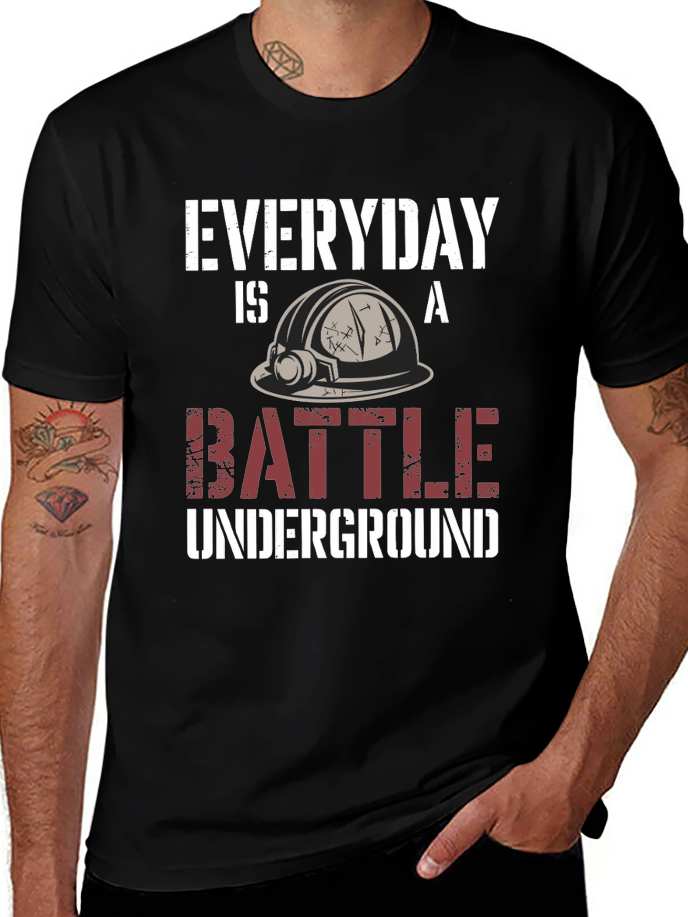 Everyday is a Battle Underground Black T-Shirt