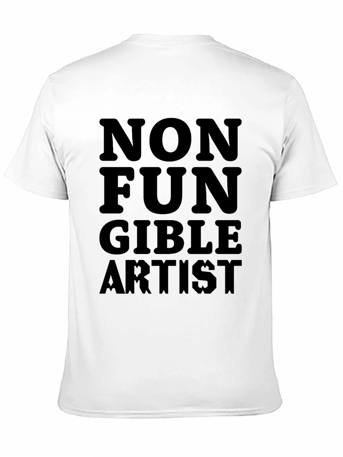 Non Fungible Artist Black Graphic T-Shirt