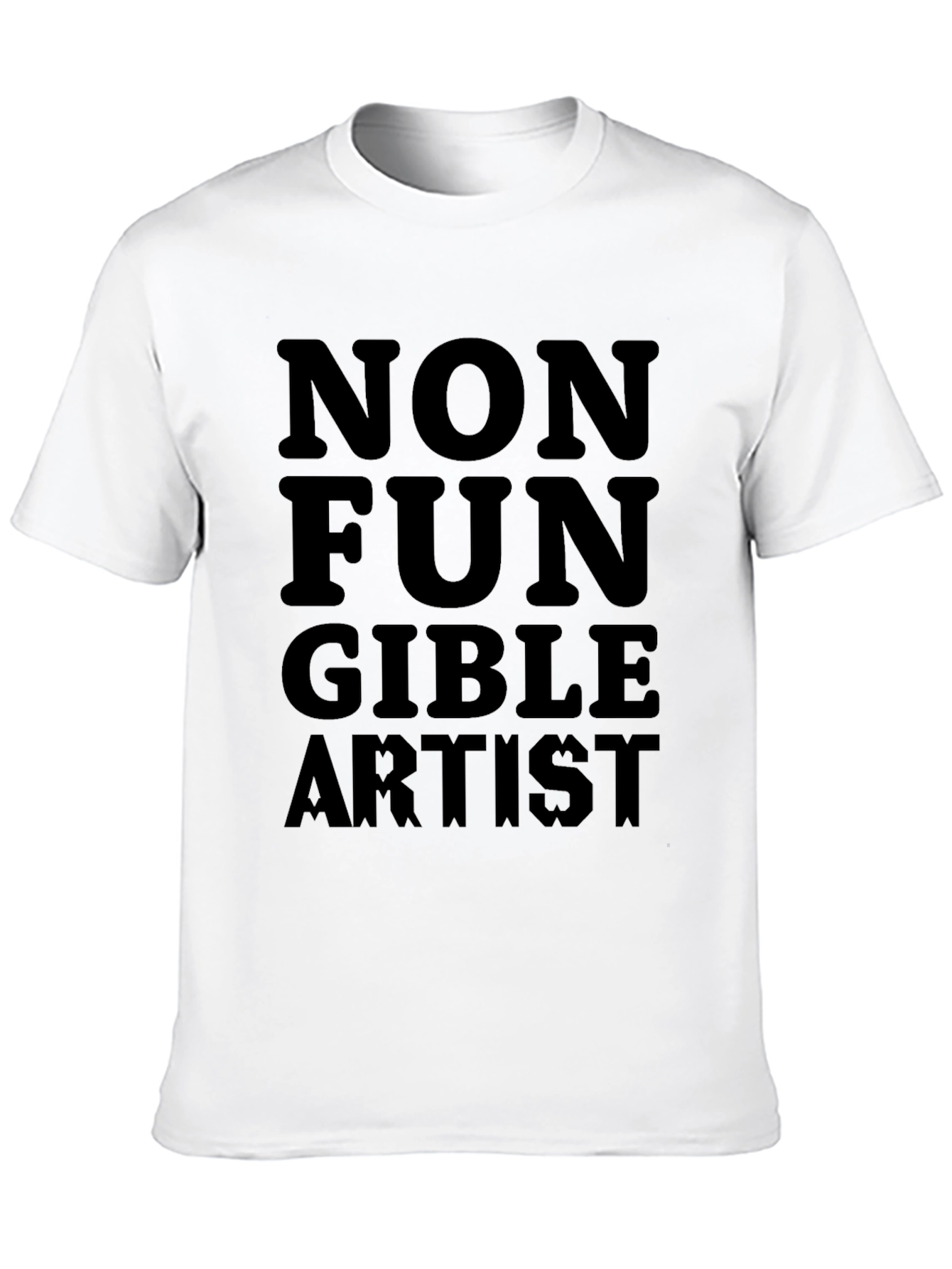 Non Fungible Artist Black Graphic T-Shirt