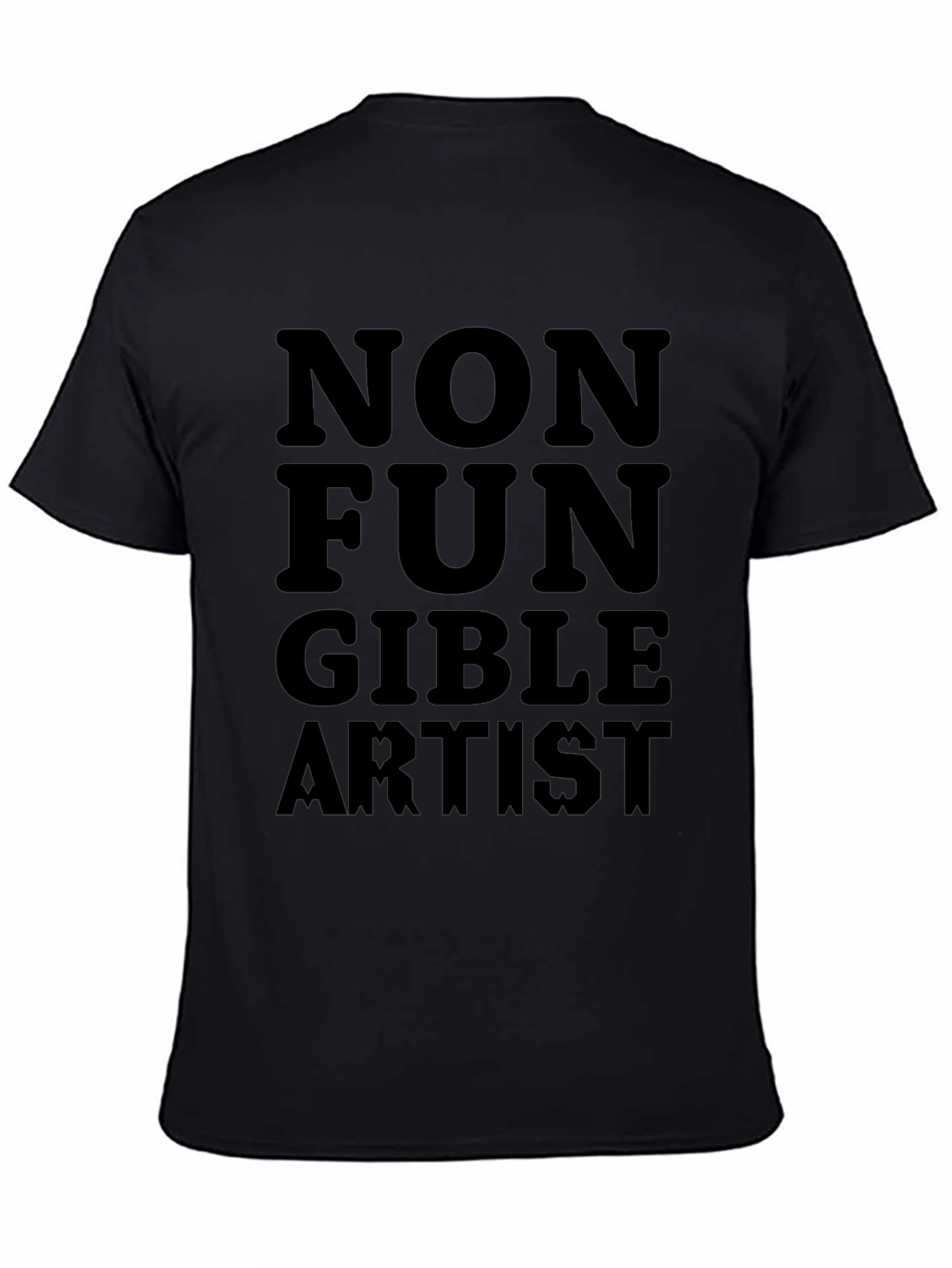 Non Fungible Artist Black Graphic T-Shirt