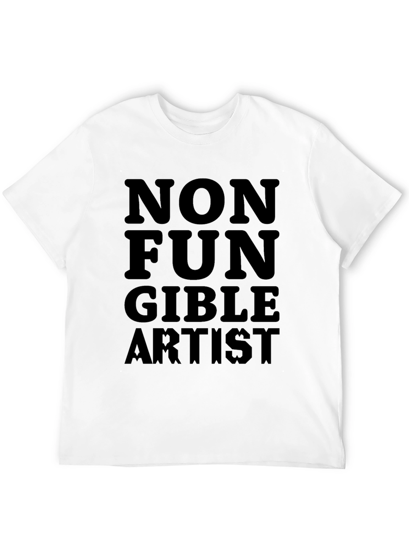 Non Fungible Artist Black Graphic T-Shirt