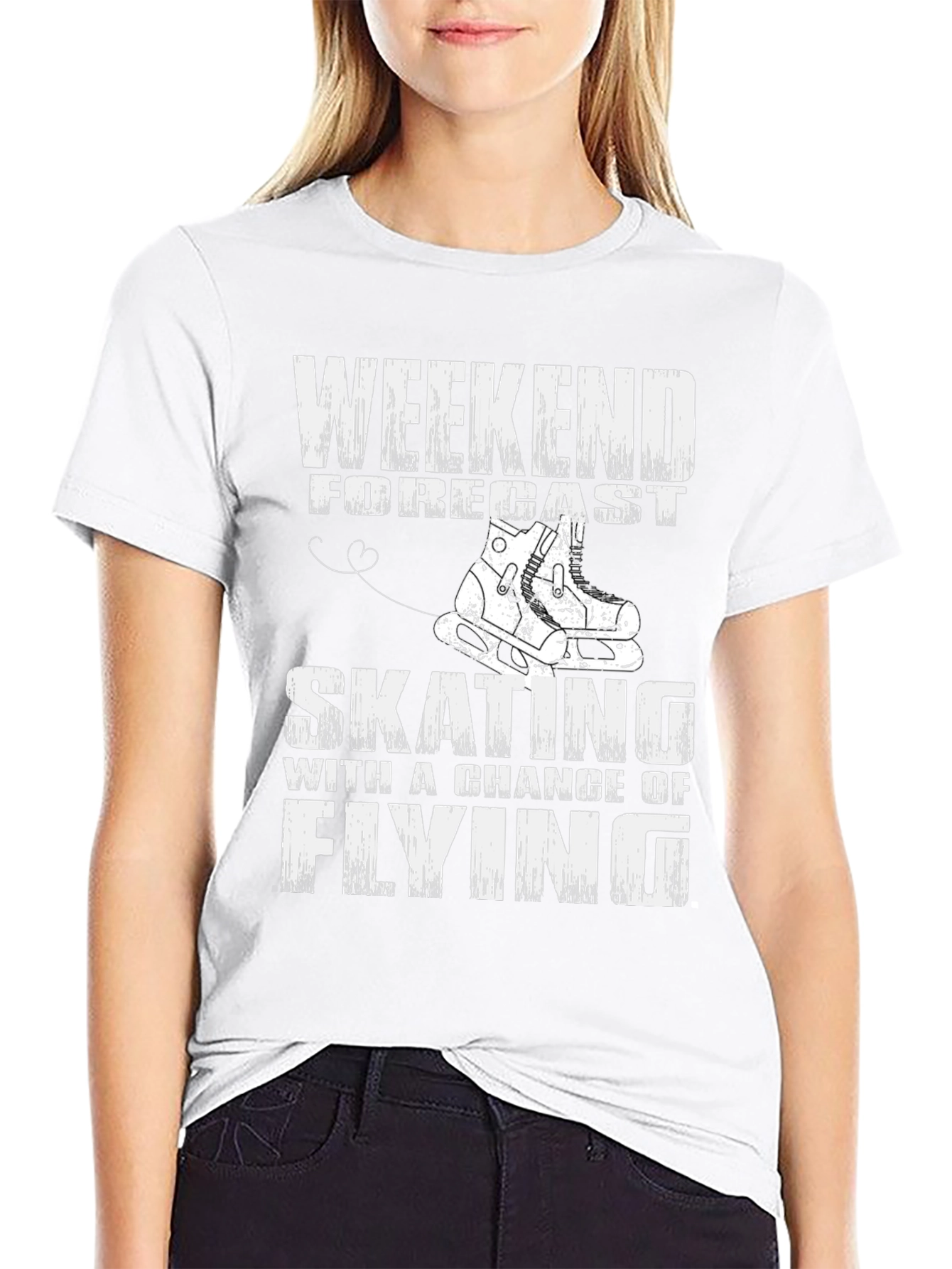 Weekend Forecast Skating T-Shirt - Funny Skater Tee