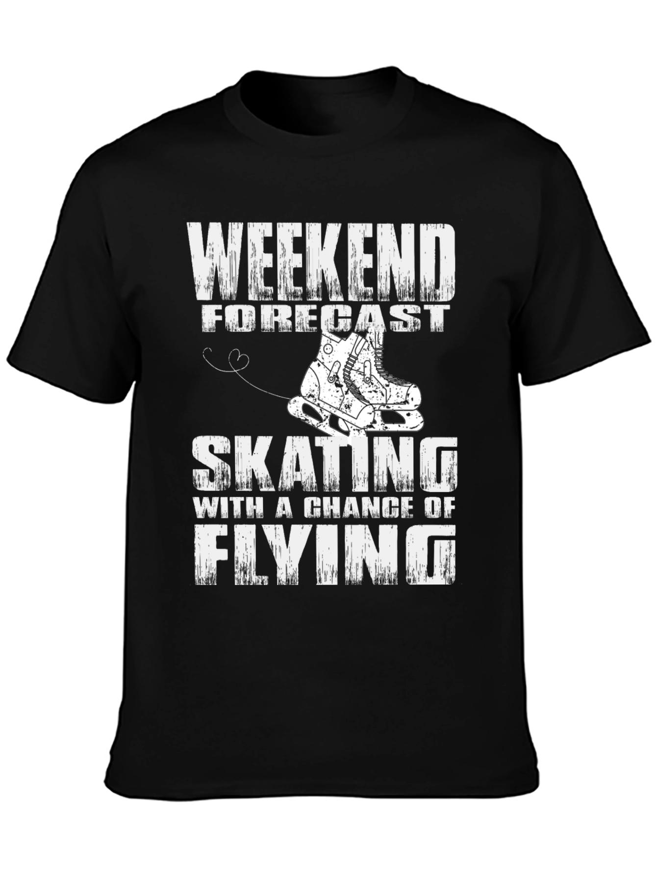 Weekend Forecast Skating T-Shirt - Funny Skater Tee