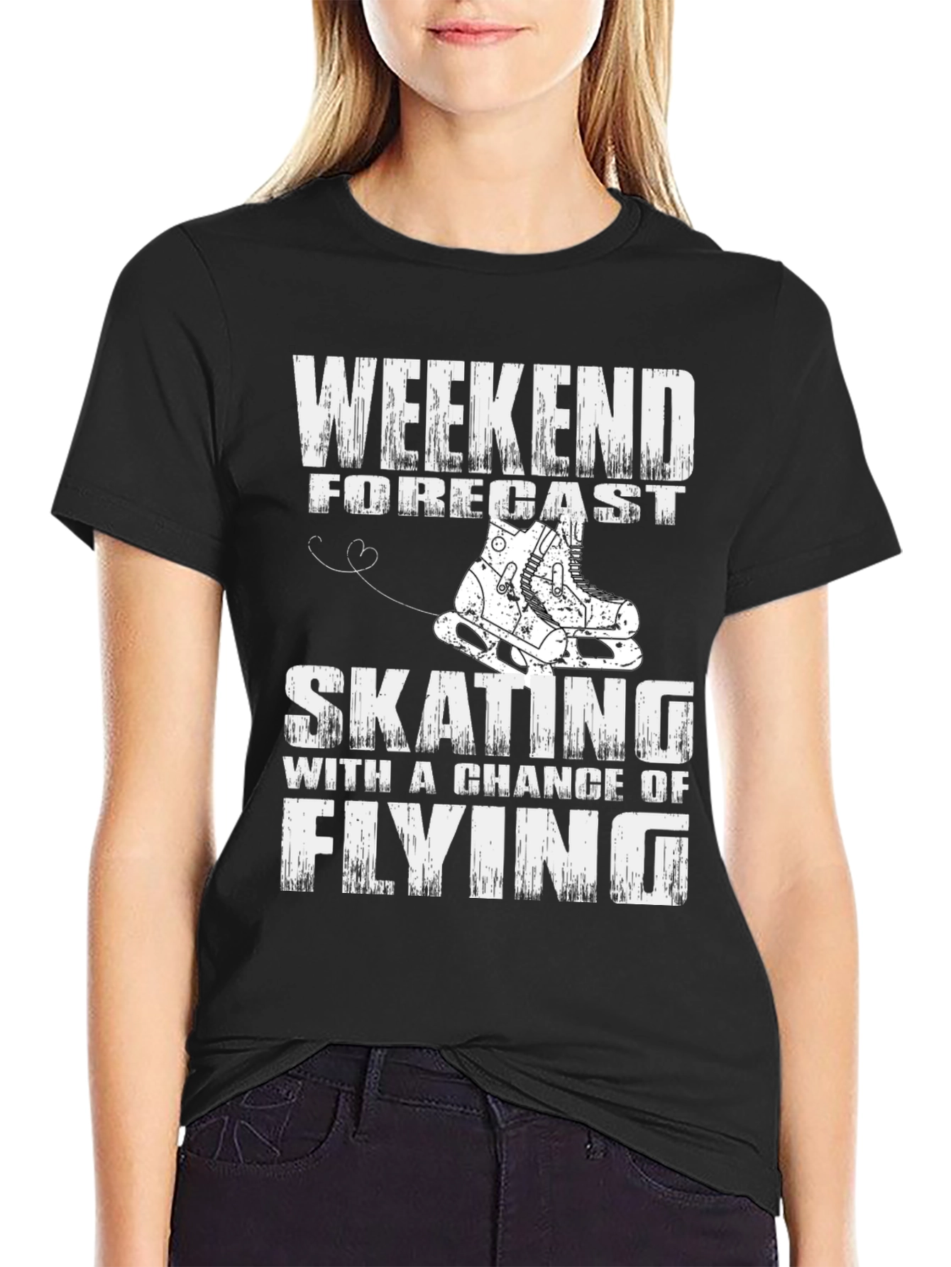 Weekend Forecast Skating T-Shirt - Funny Skater Tee
