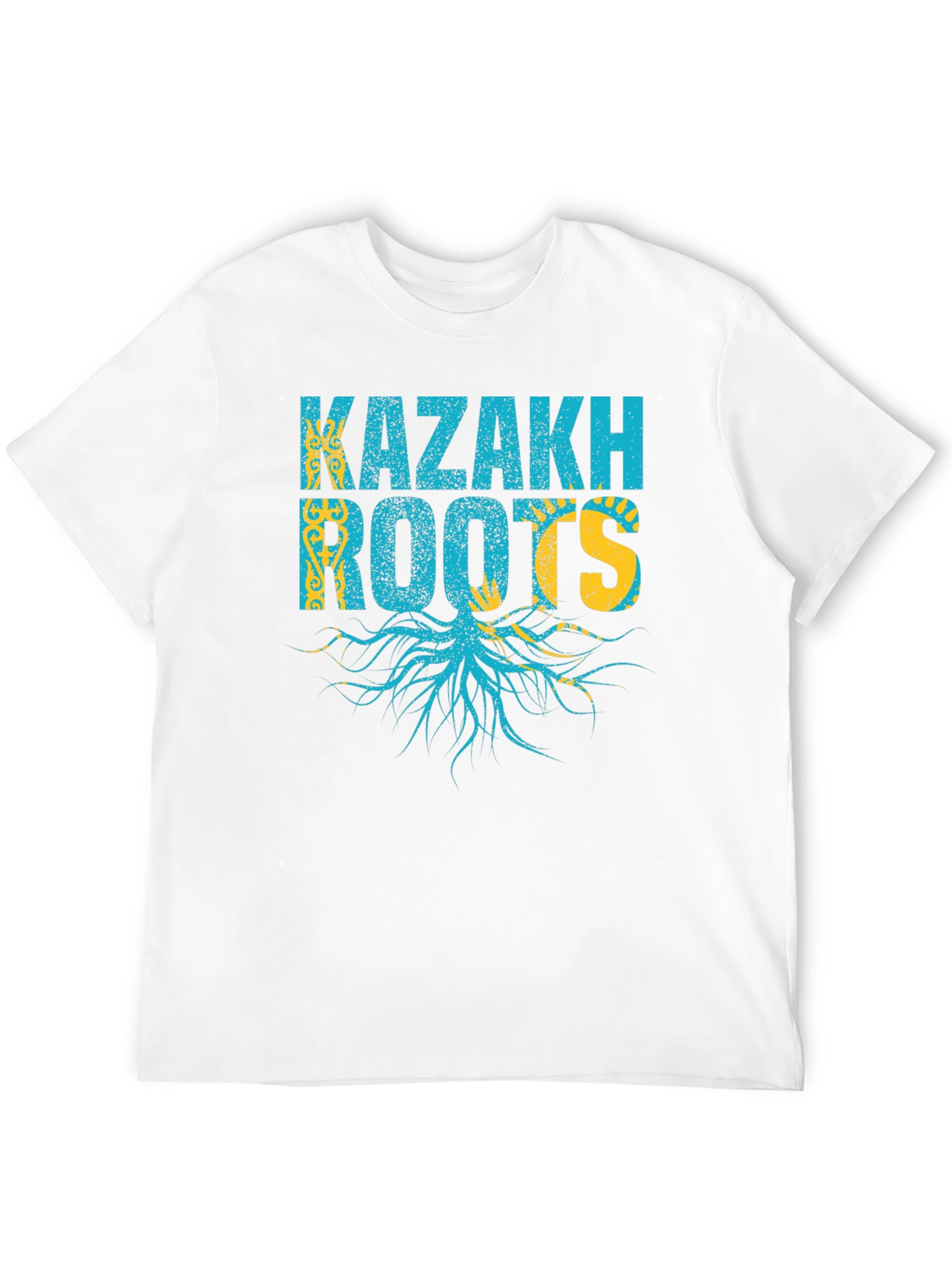Kazakh Roots T-Shirt - Black Cotton Tee