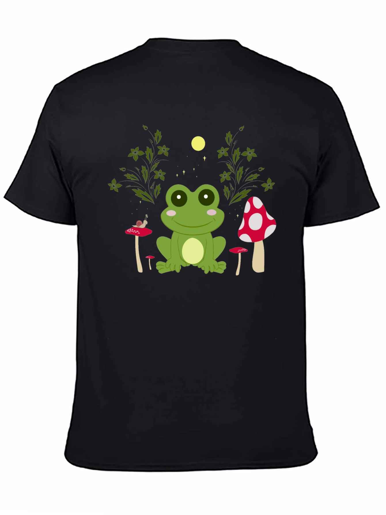Frog and Mushroom Graphic Tee