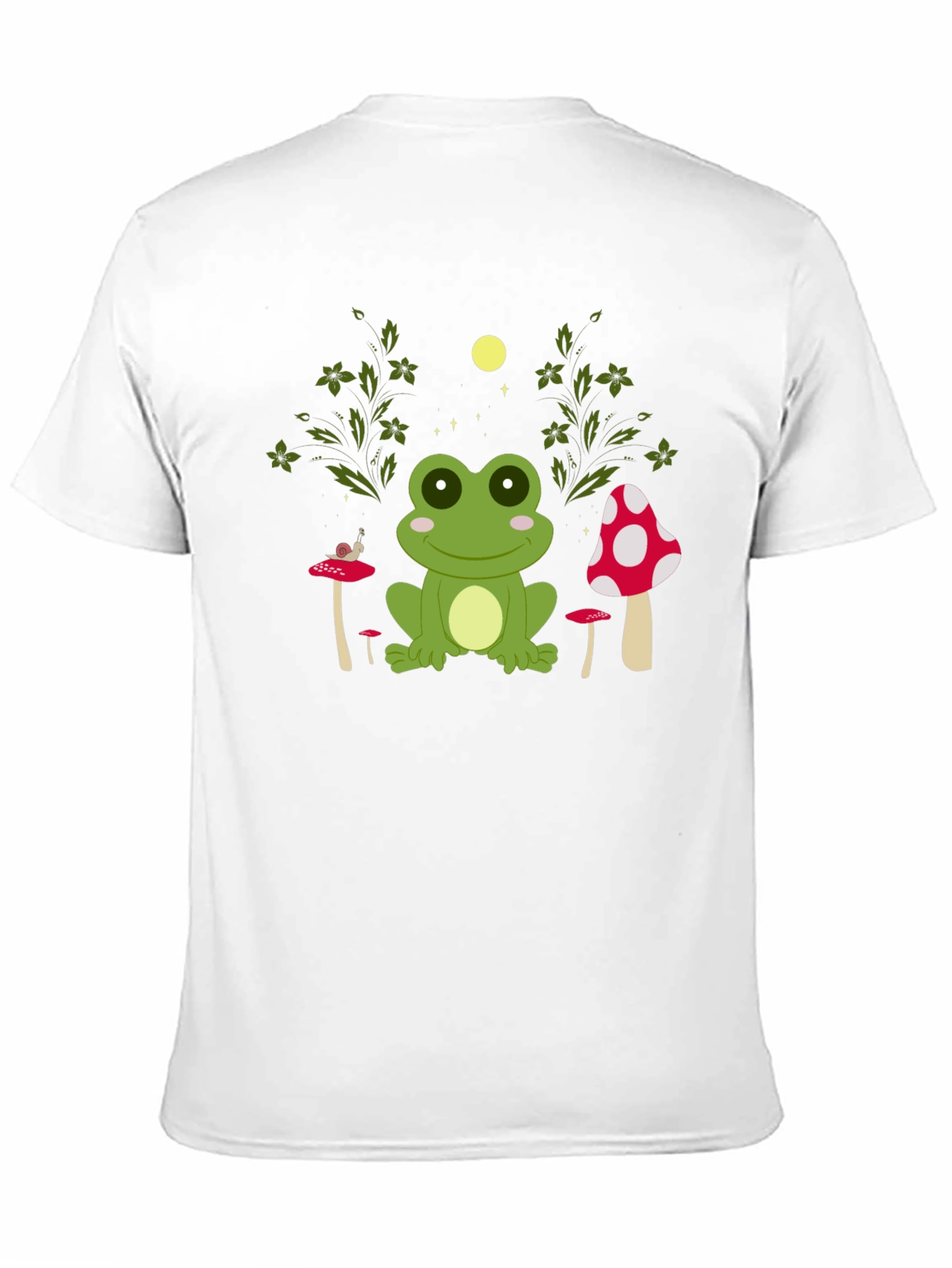 Frog and Mushroom Graphic Tee
