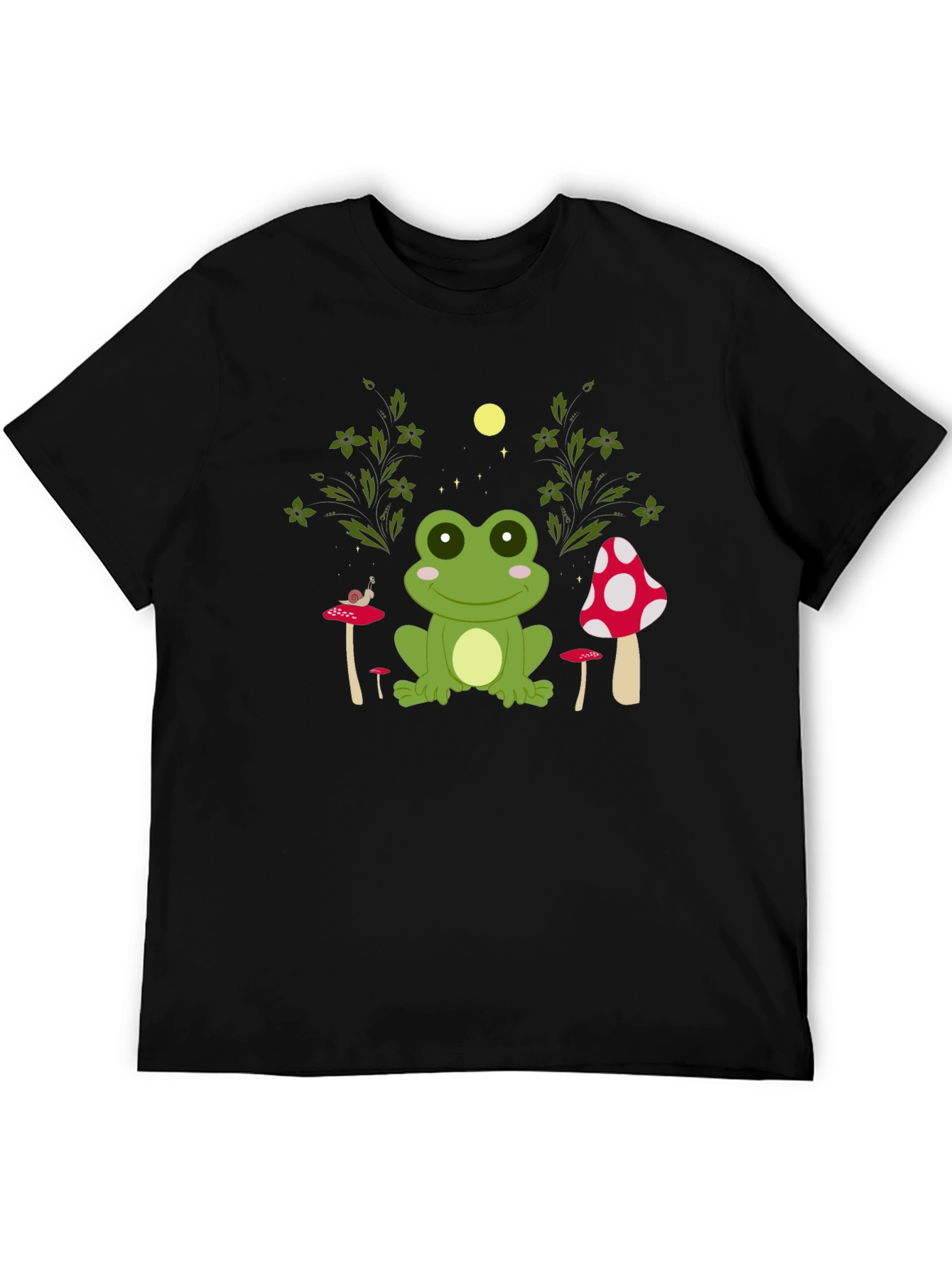Frog and Mushroom Graphic Tee