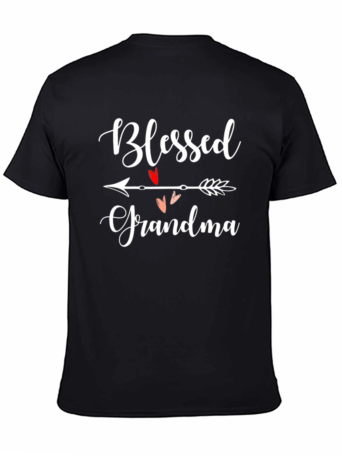 Blessed Grandma Graphic Tee - Black