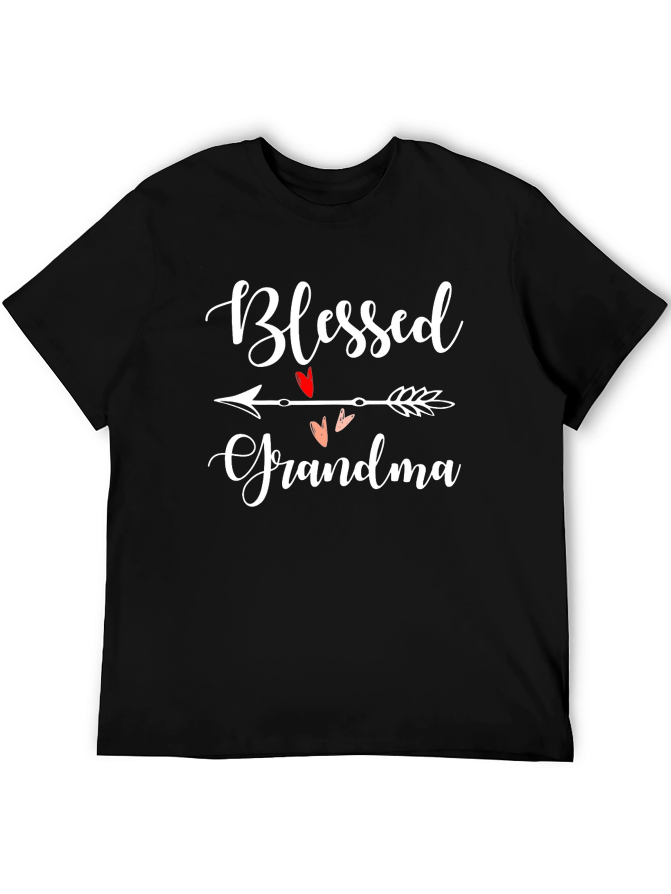 Blessed Grandma Graphic Tee - Black