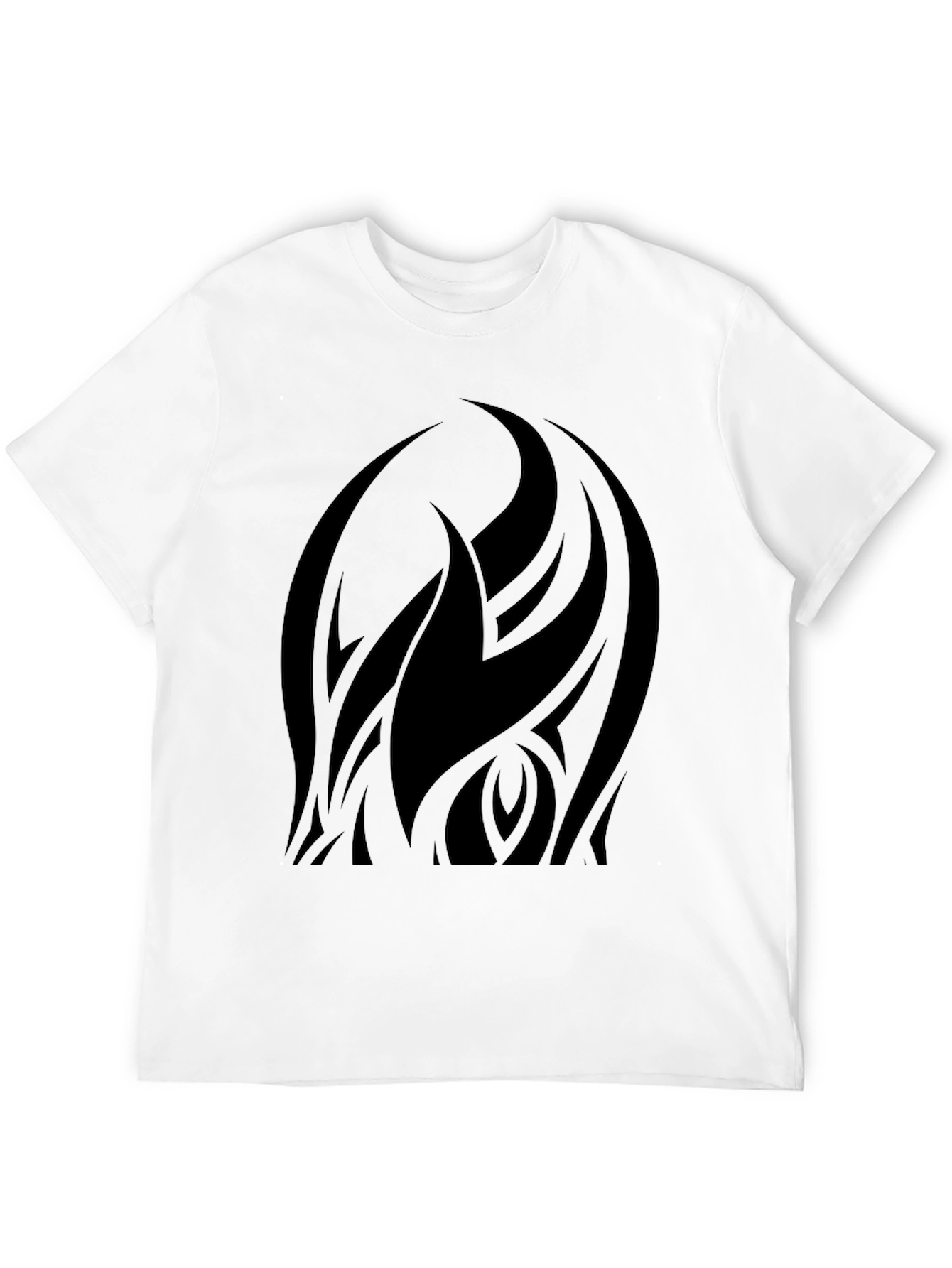 Mens Black Tribal Graphic Tee
