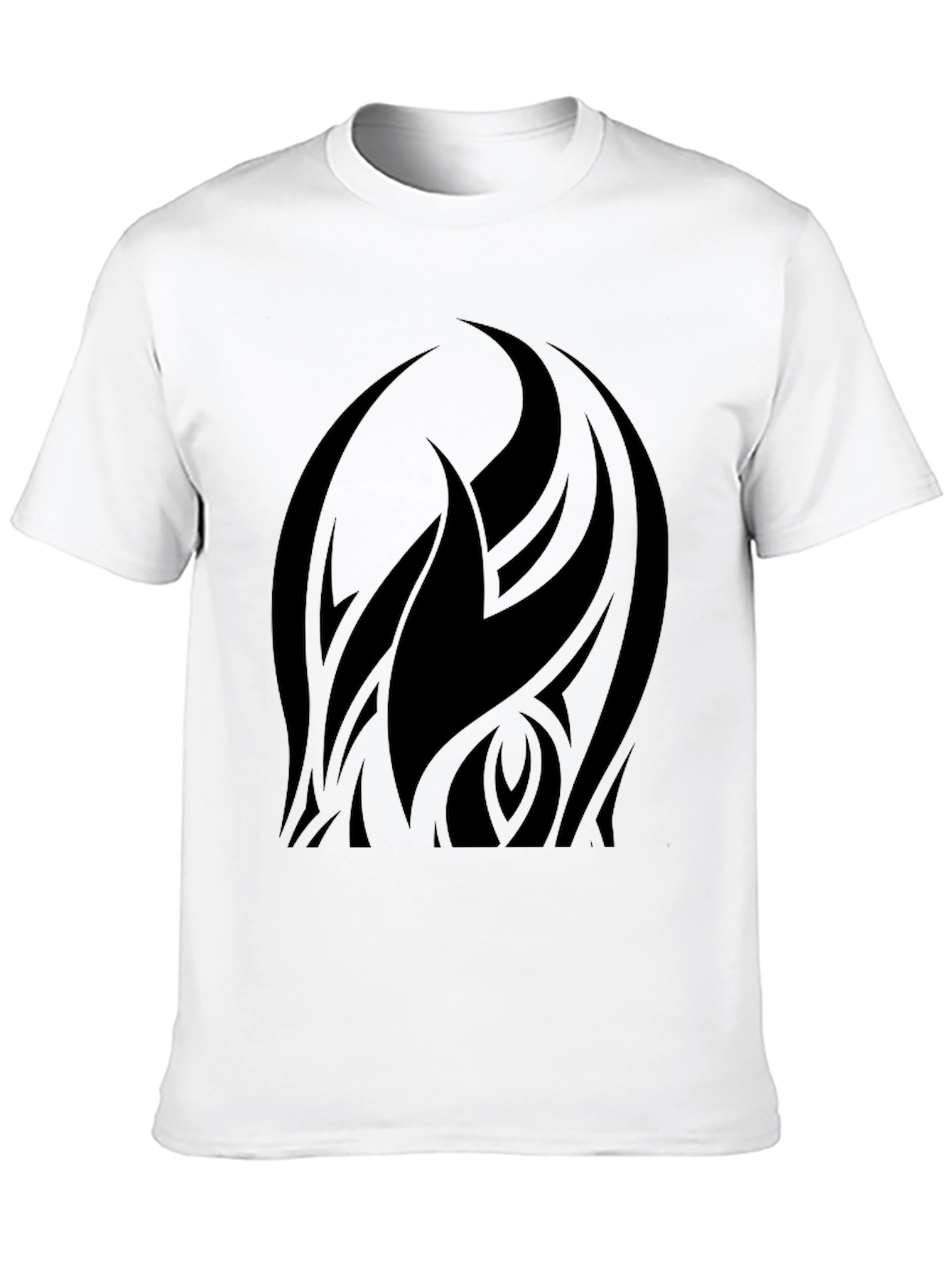 Mens Black Tribal Graphic Tee