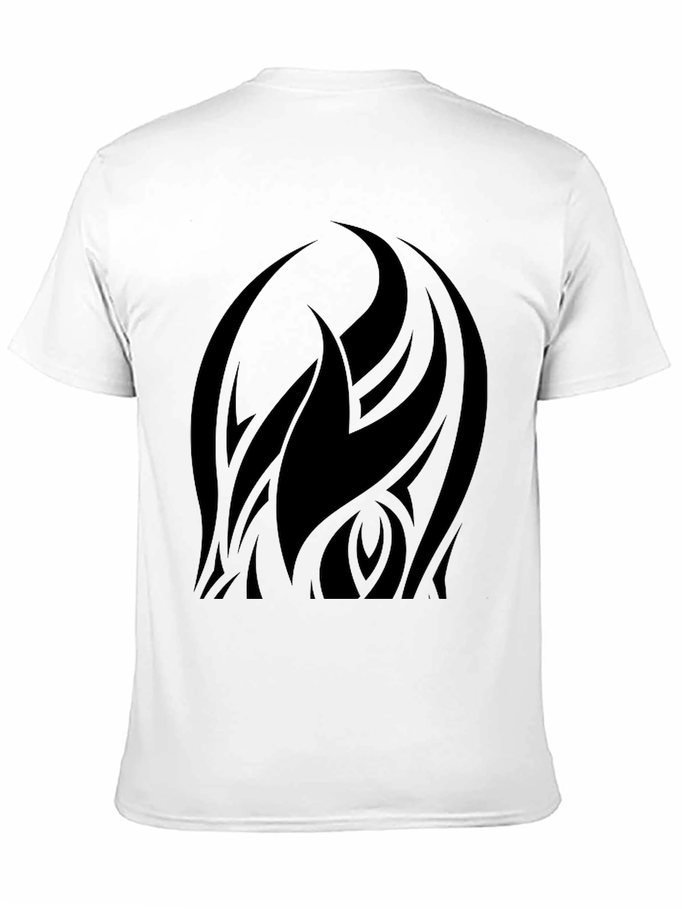 Mens Black Tribal Graphic Tee