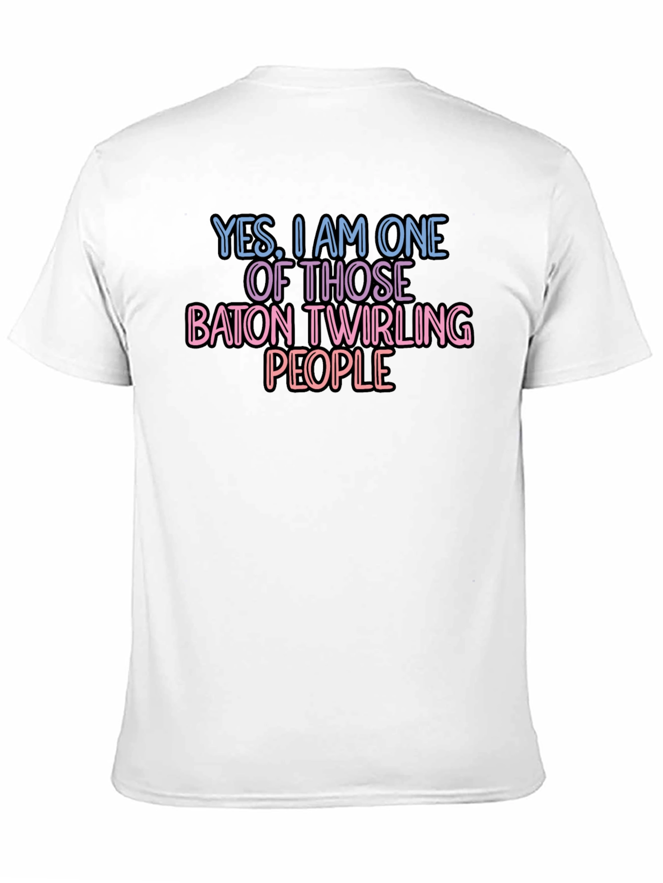Baton Twirling People Graphic T-Shirt