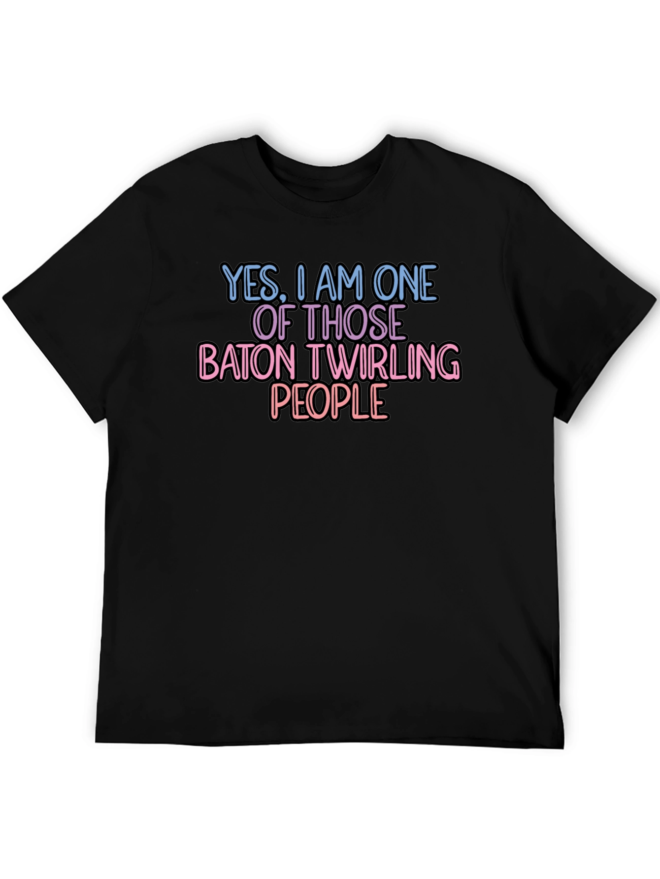 Baton Twirling People Graphic T-Shirt